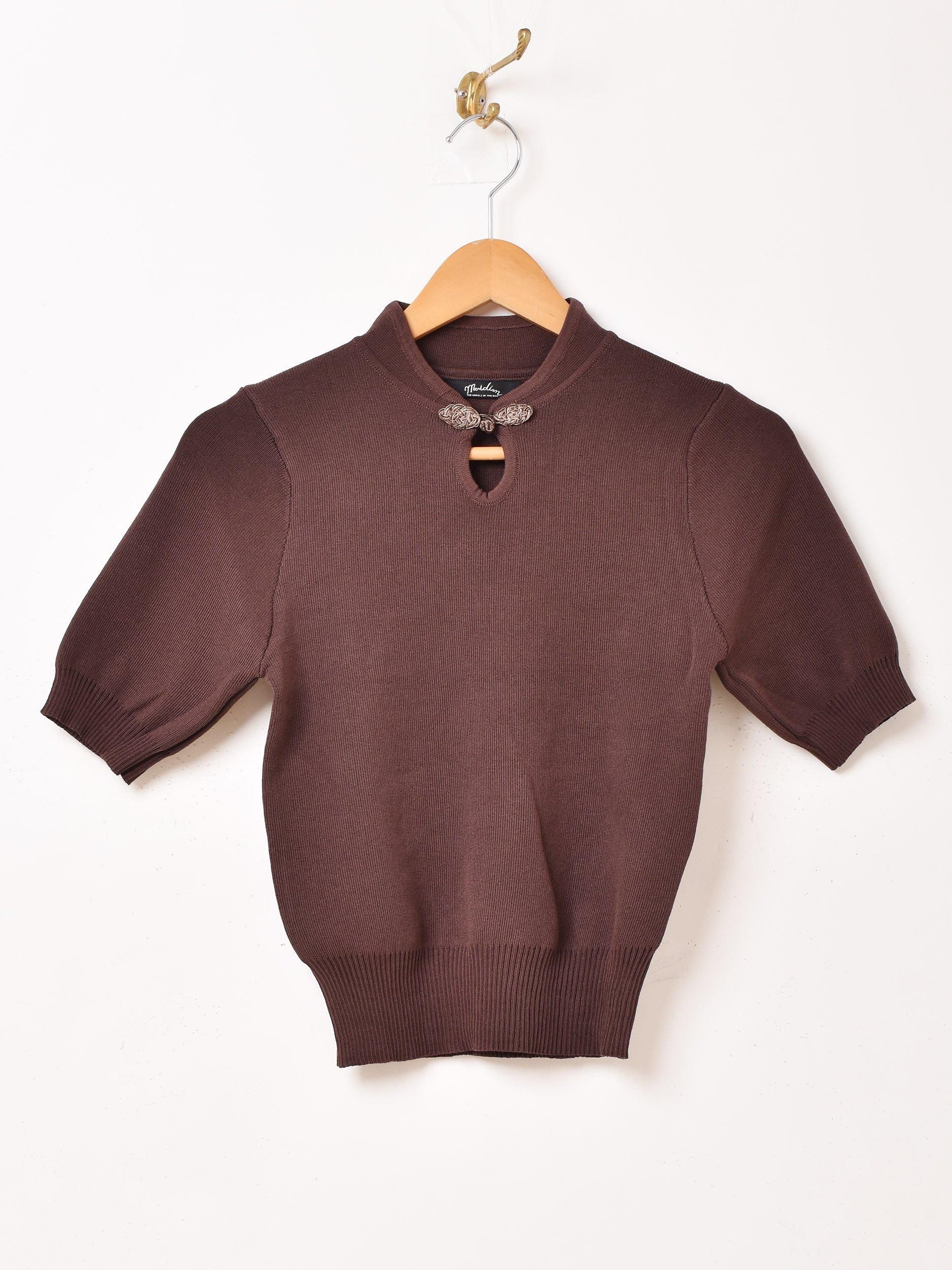 MARILYN MOON レッド 半袖ニット MARILYN MOON レッド 半袖ニット