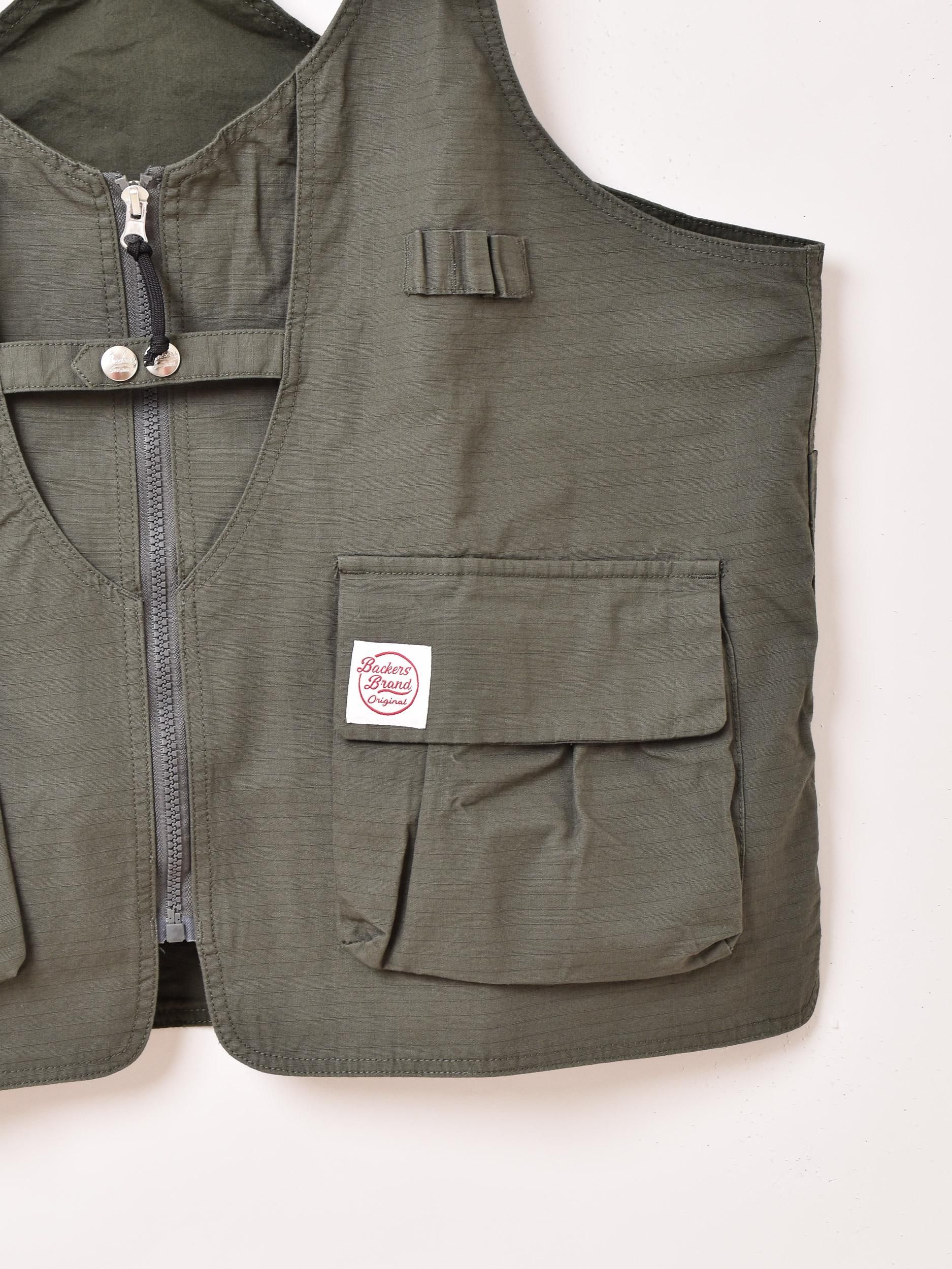デッドストック レア　cumberland ゲームベスト 3色展開】「Backers」 ゲームベスト オリーブ - 古着屋