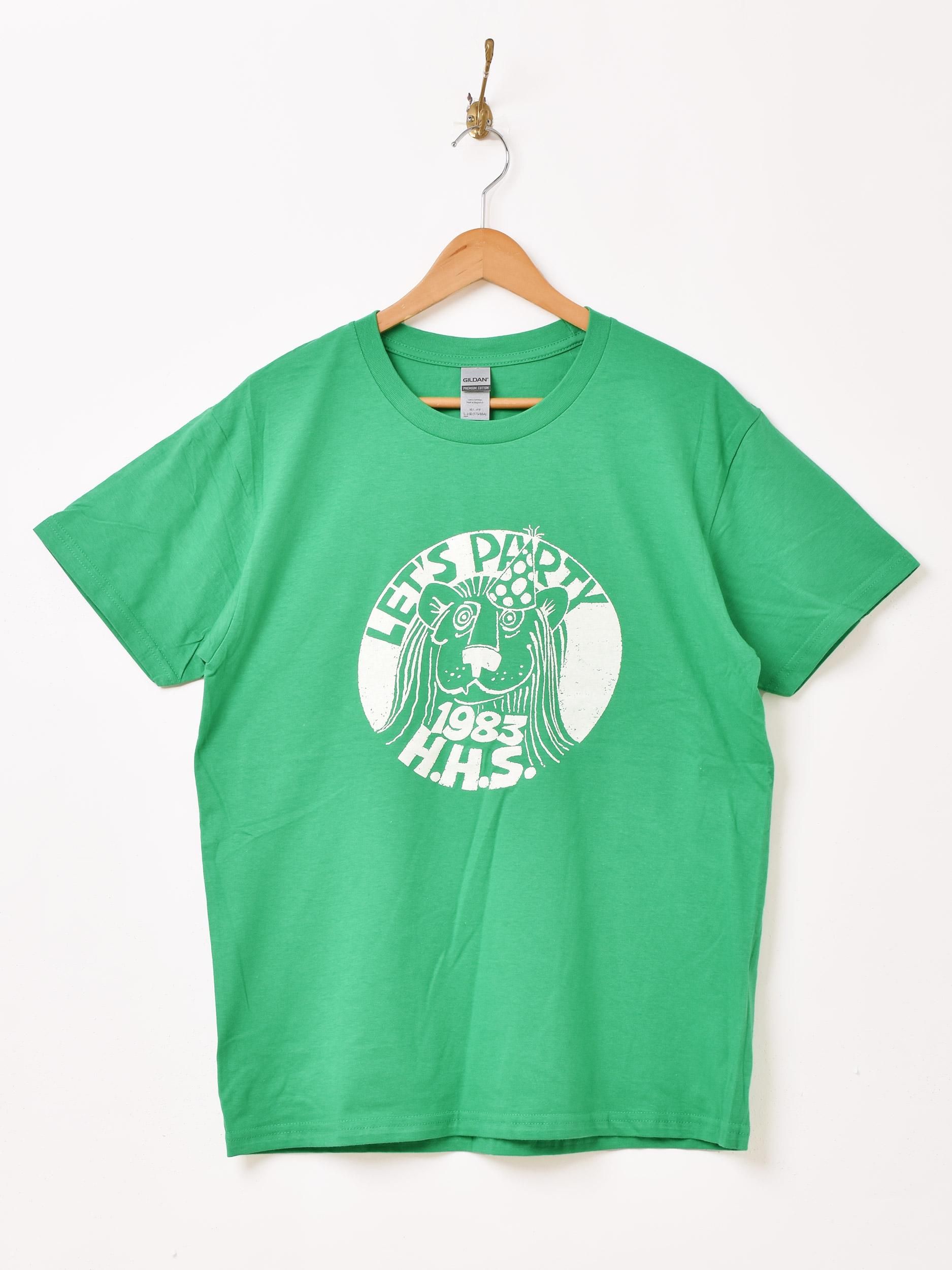 3色展開】プリントTシャツ「1983 H.H.S.」 グリーン - 古着屋 3色展開】プリントTシャツ「1983 H.H.S.」 グリーン - 古着屋