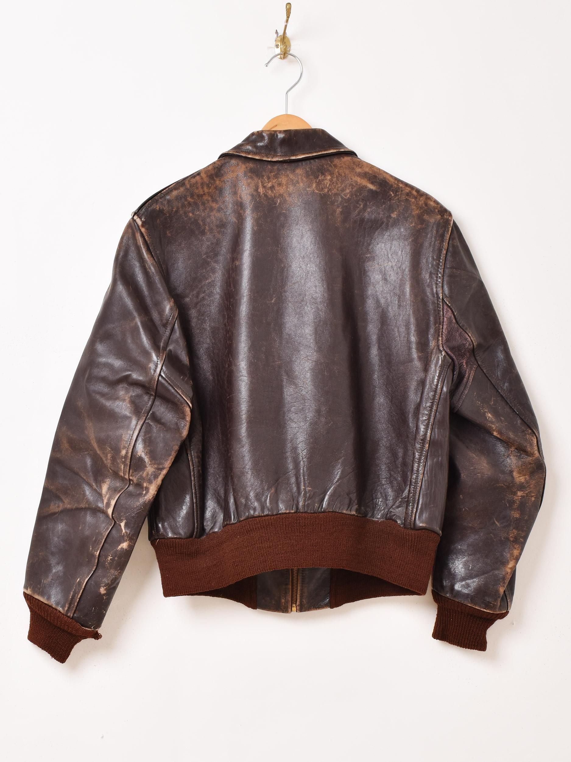 1960年代 A-2 レザージャケット | ヴィンテージ - 古着屋 1960年代 A-2 レザージャケット | ヴィンテージ - 古着屋