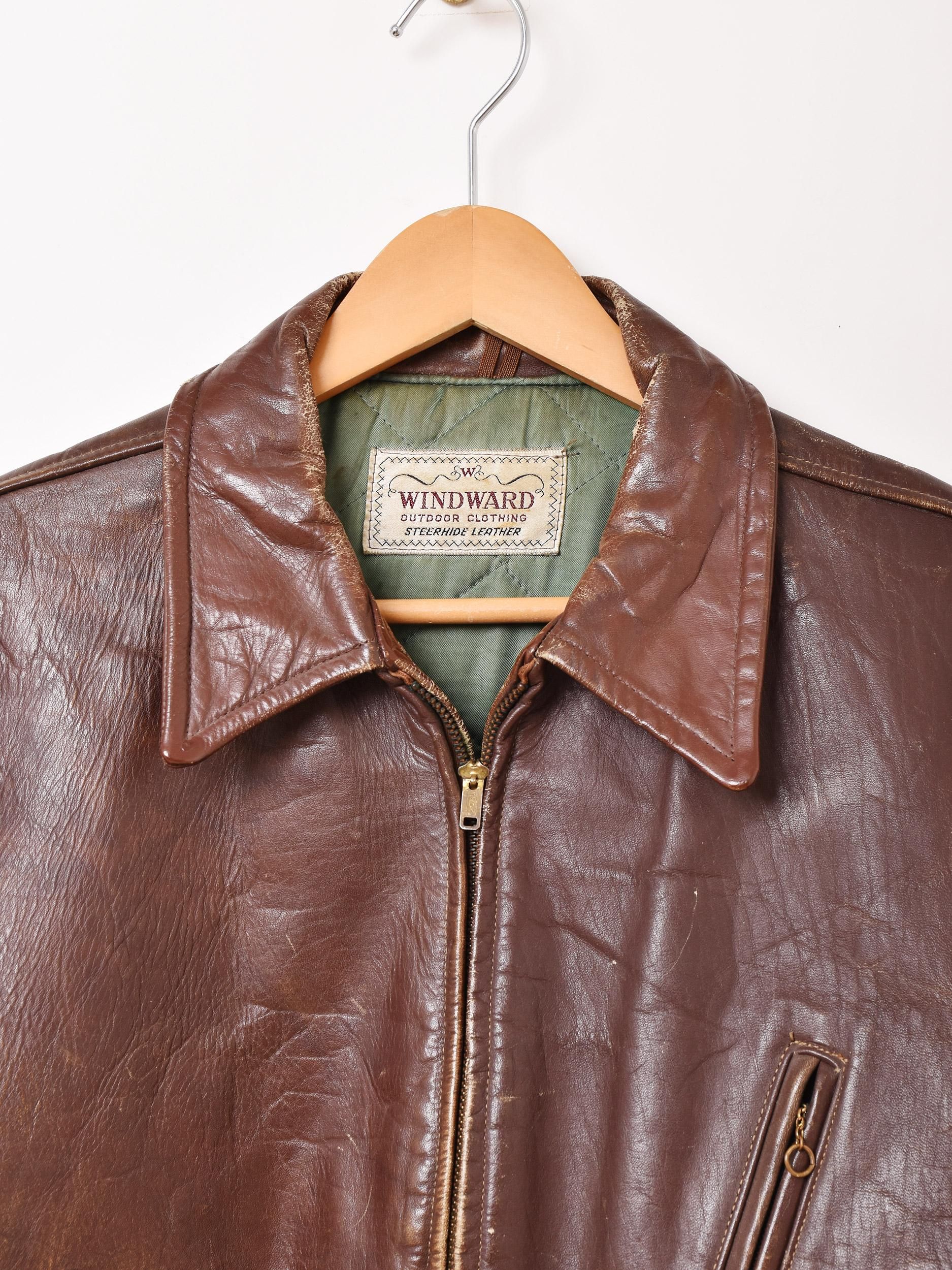40's〜50's Leather Jacket | WIND WARD - 古着屋 40's〜50's Leather Jacket | WIND WARD - 古着屋