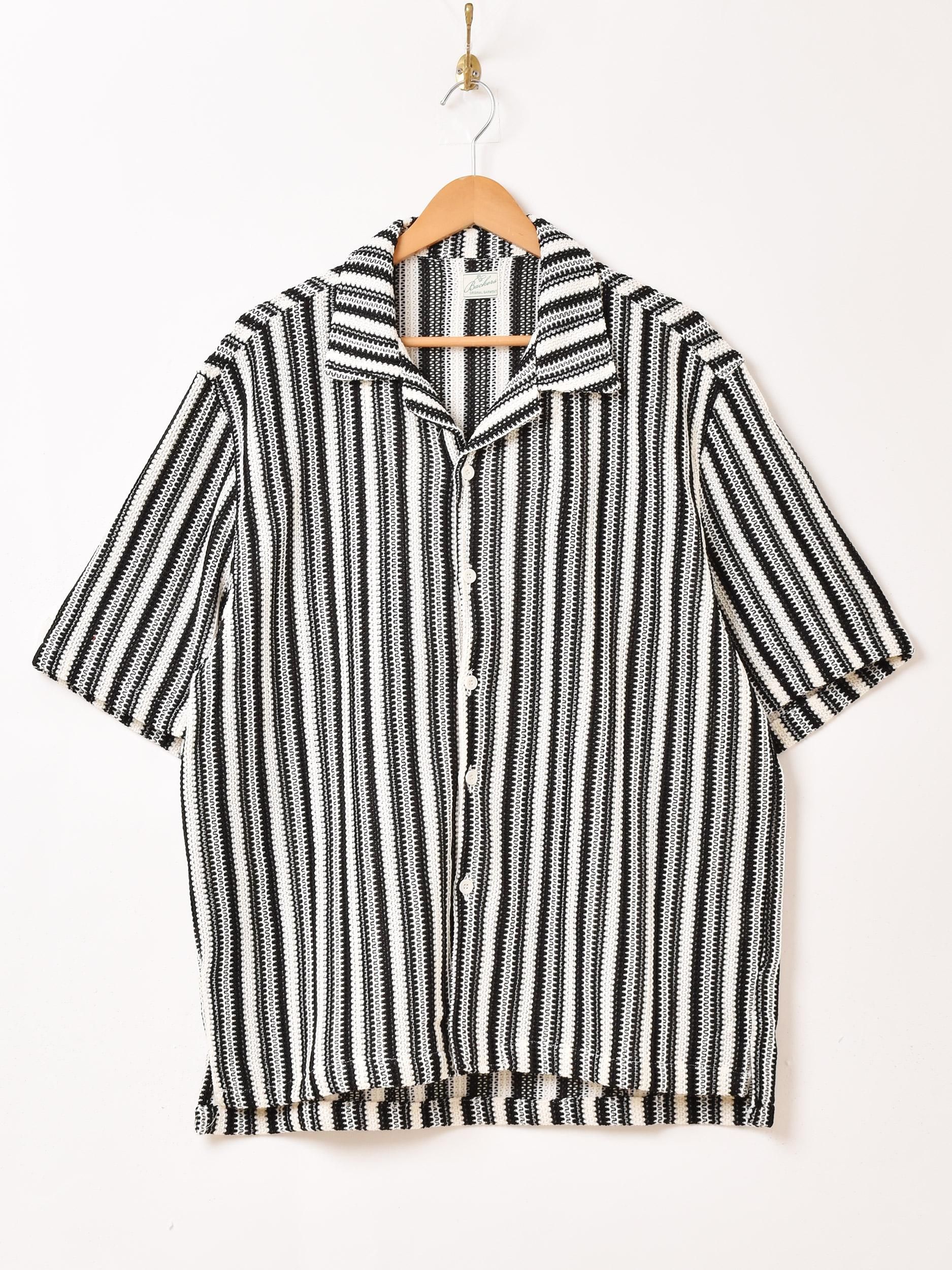 MEER. ブラウン系ストライプ 半袖Tシャツ MEER. ブラウン系ストライプ 半袖Tシャツ