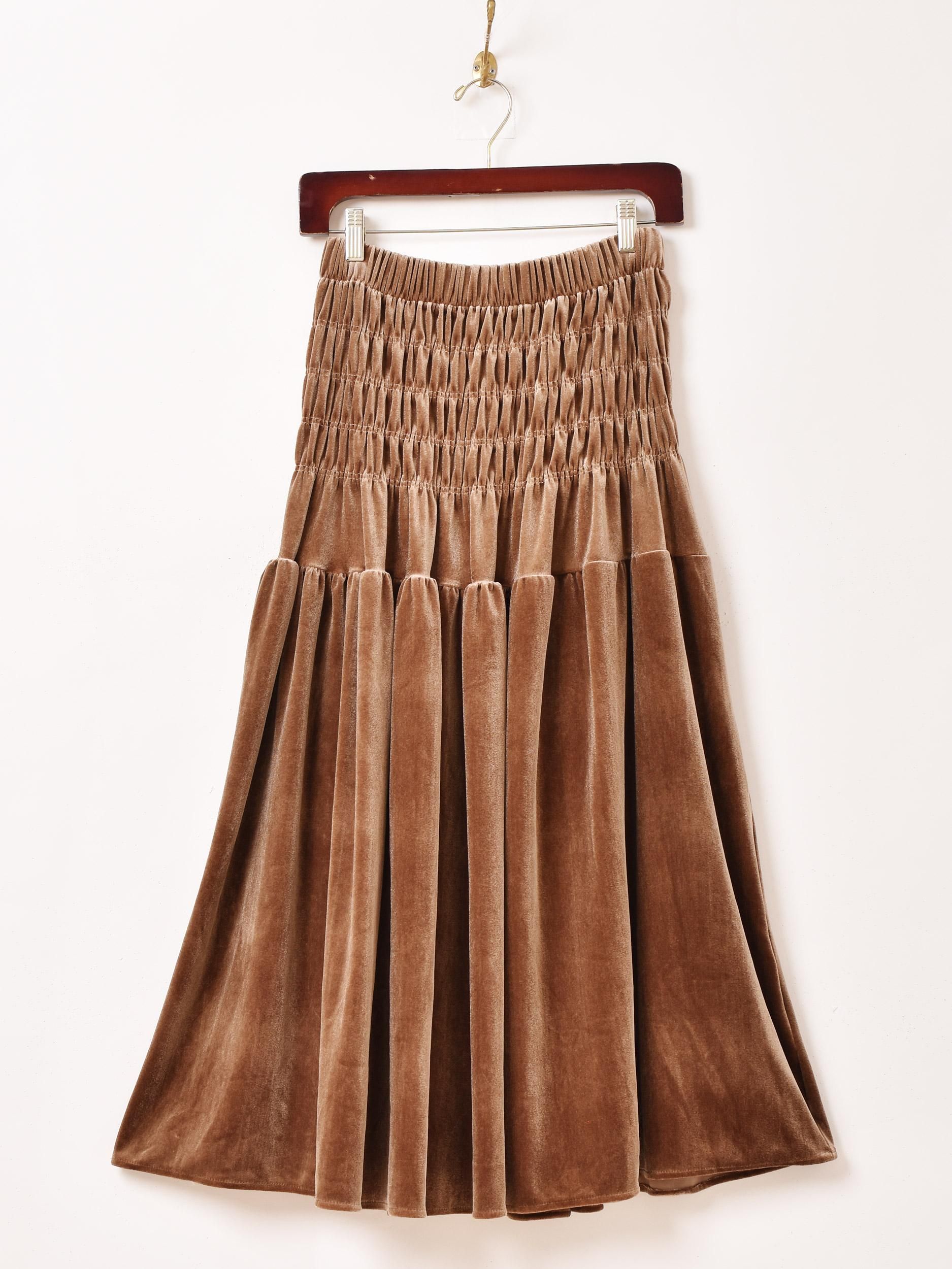 ロングスカート 紺 ベロア 新品未使用 ヤマダヤ スコットクラブ マリリンムーン ロングスカート 紺 ベロア 新品未使用 ヤマダヤ スコットクラブ