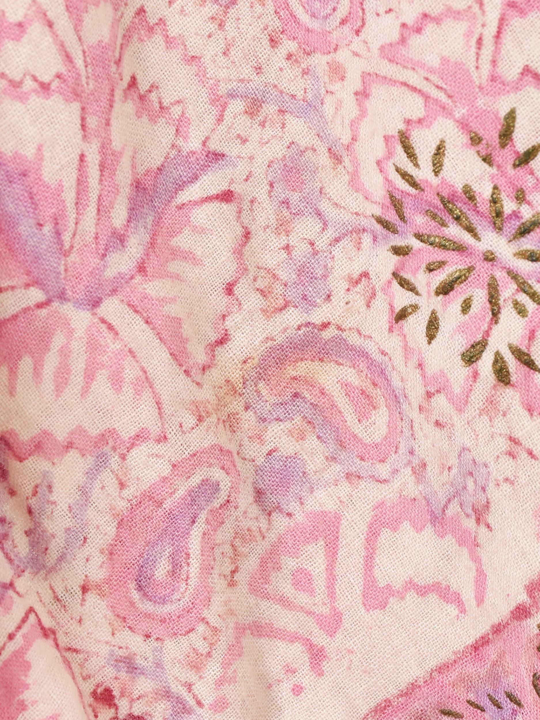 70s PHOOL インドコットンワンピース | ヴィンテージ - 古着屋 70s PHOOL インドコットンワンピース | ヴィンテージ - 古着屋