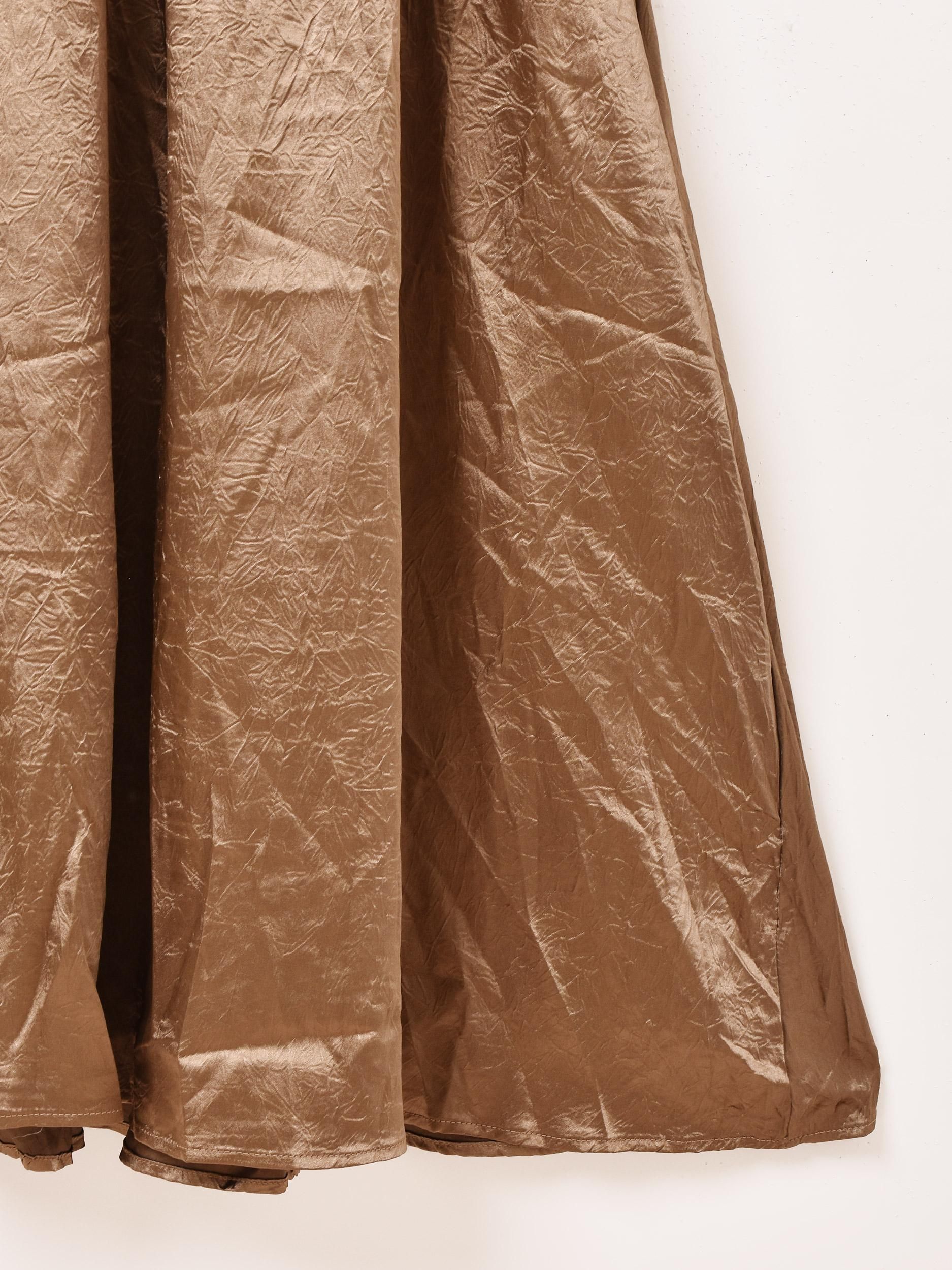 2色展開】「Meridian」サテン ギャザー キャミソールワンピース