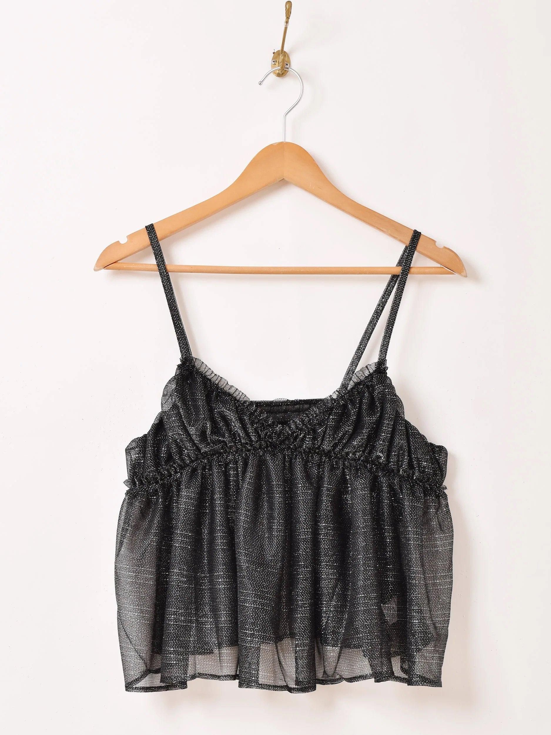 5色展開】「Meridian」チュール ラメ ビスチェ ゴールド - 古着屋