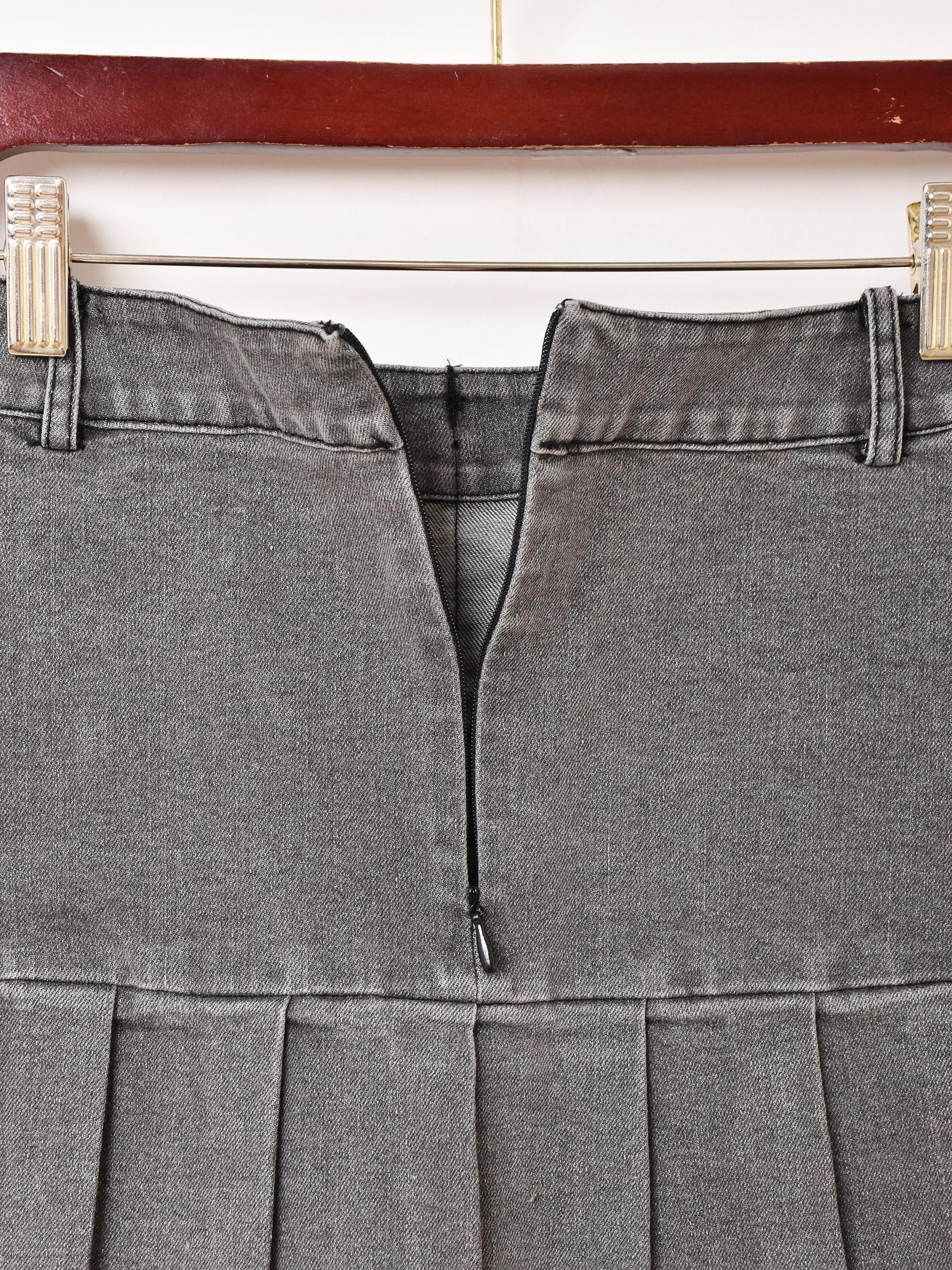 archive 古着 fairly grunge フリル レース デニムスカート B03_4466_8853a86e-6682-4ad2-