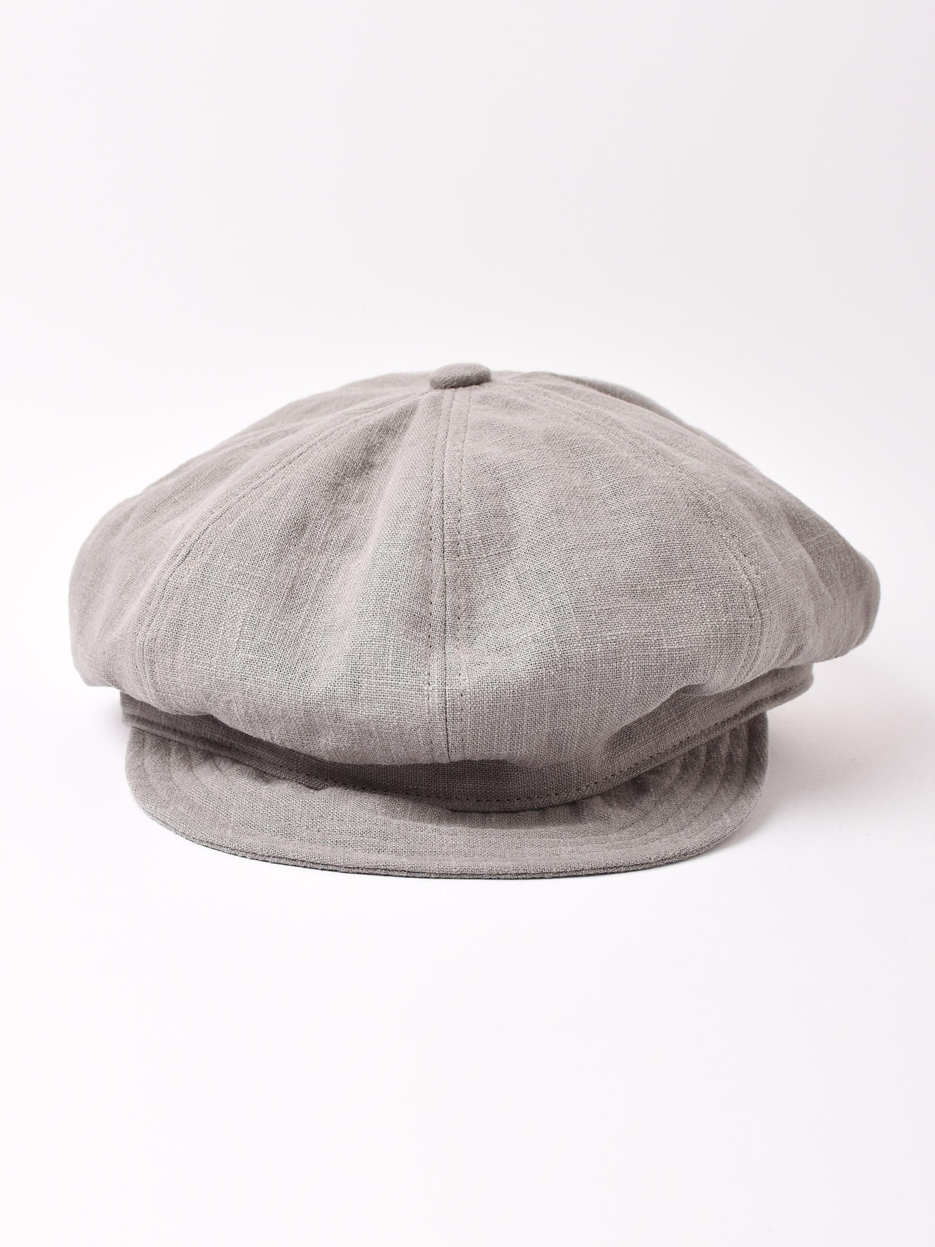 3色展開】リネンキャスケット グレー - 古着屋グレープフルーツ ムーン