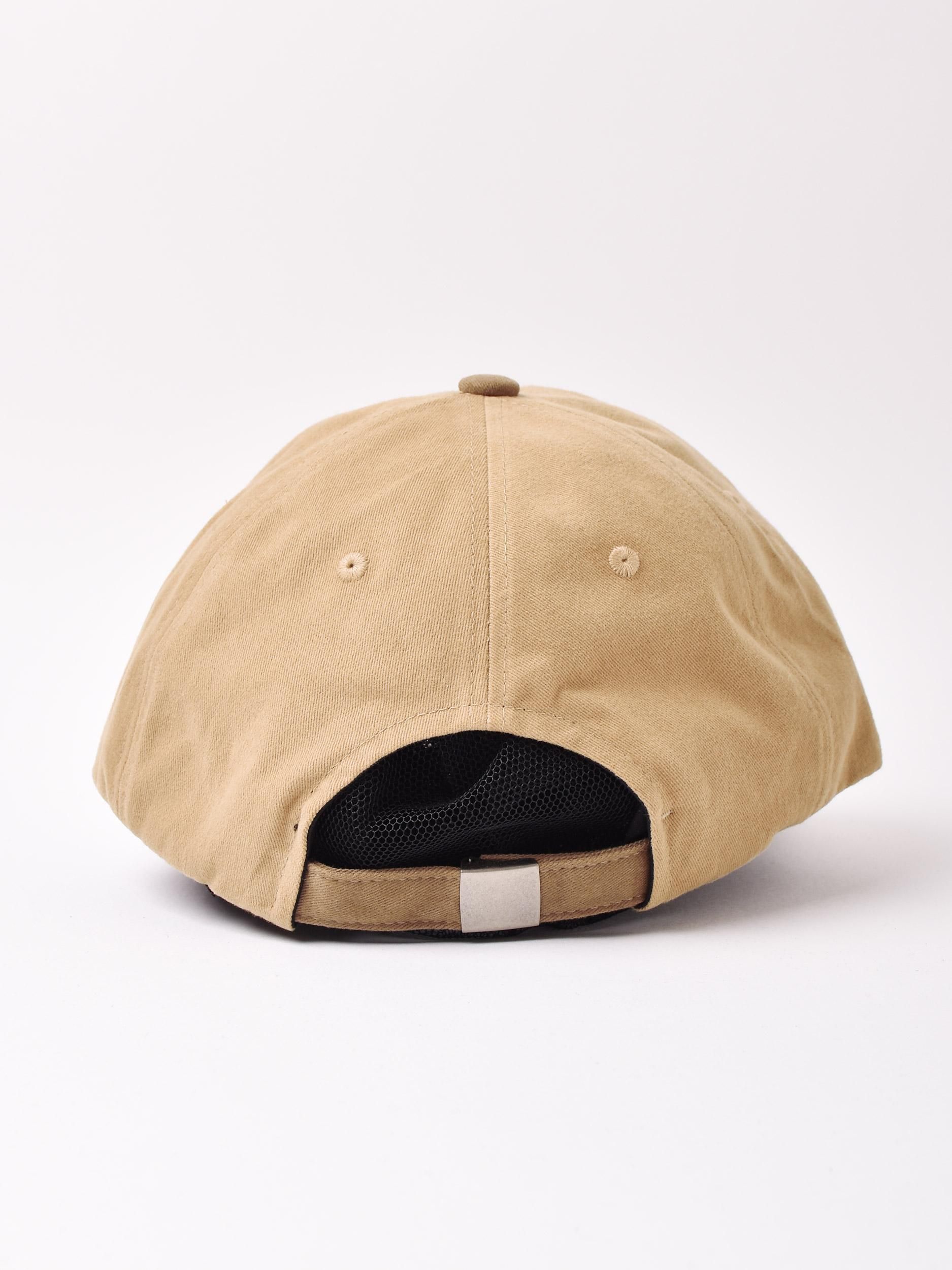 2色展開】キャップ 2トーンカラー 「NEW YORK CITY」 ベージュ
