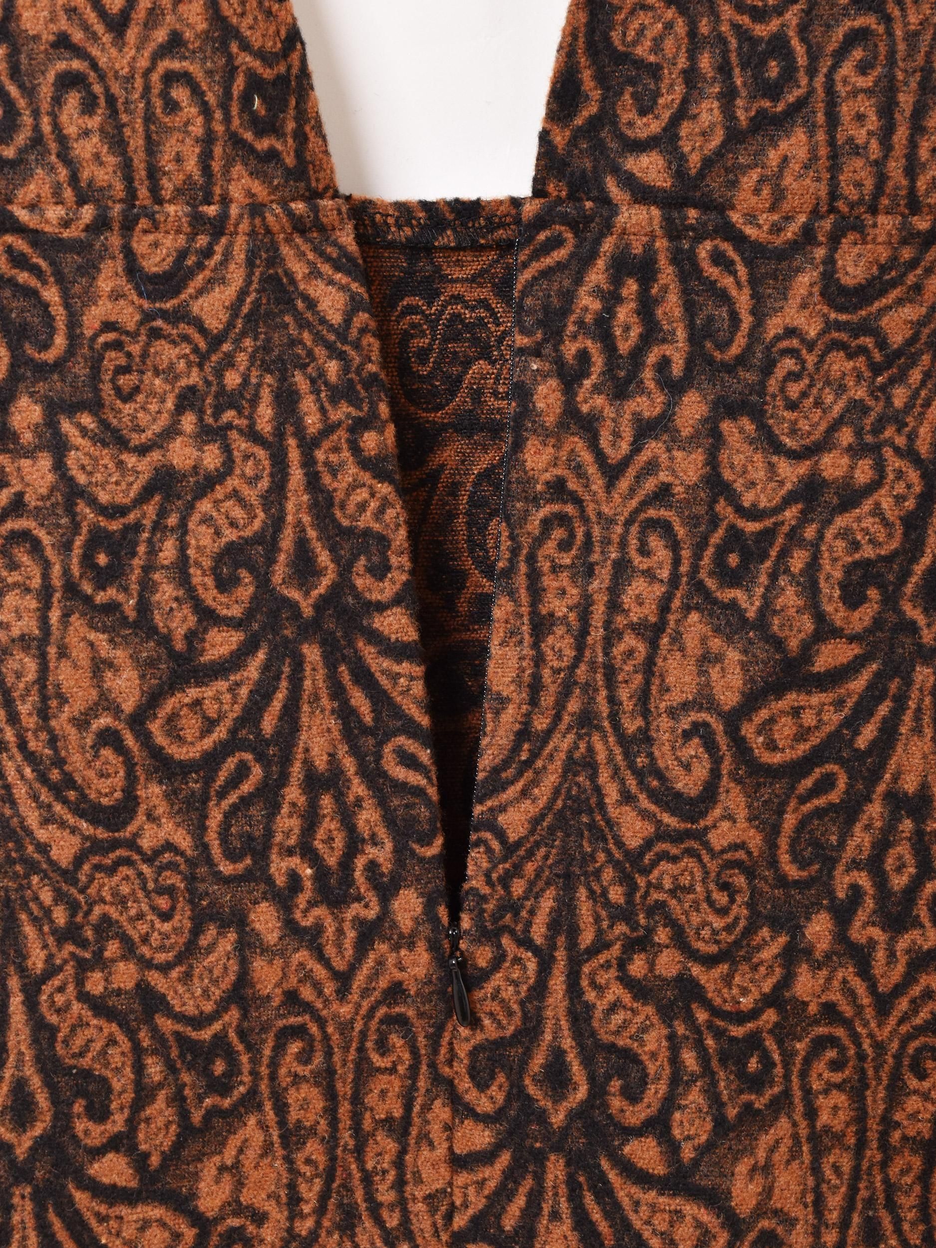 2色展開】「Meridian」ペイズリー柄 ジャガード ノースリーブ