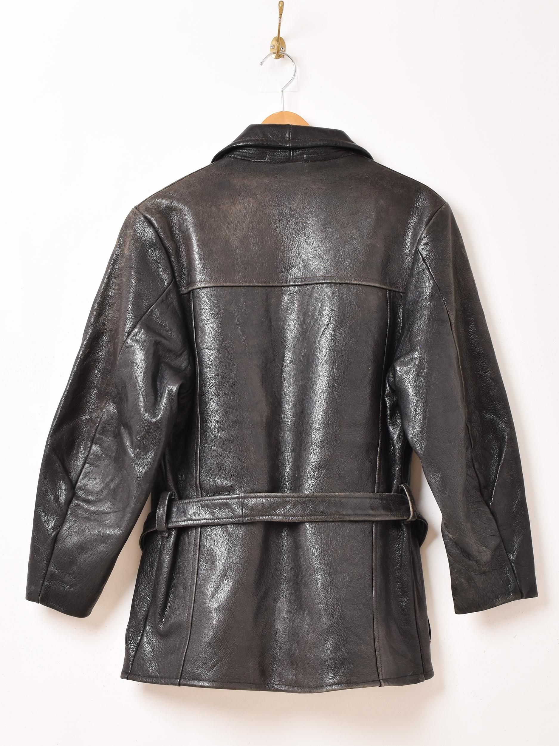 Ojes Ernst Larsson | レザーコート - 古着屋グレープフルーツ ムーン