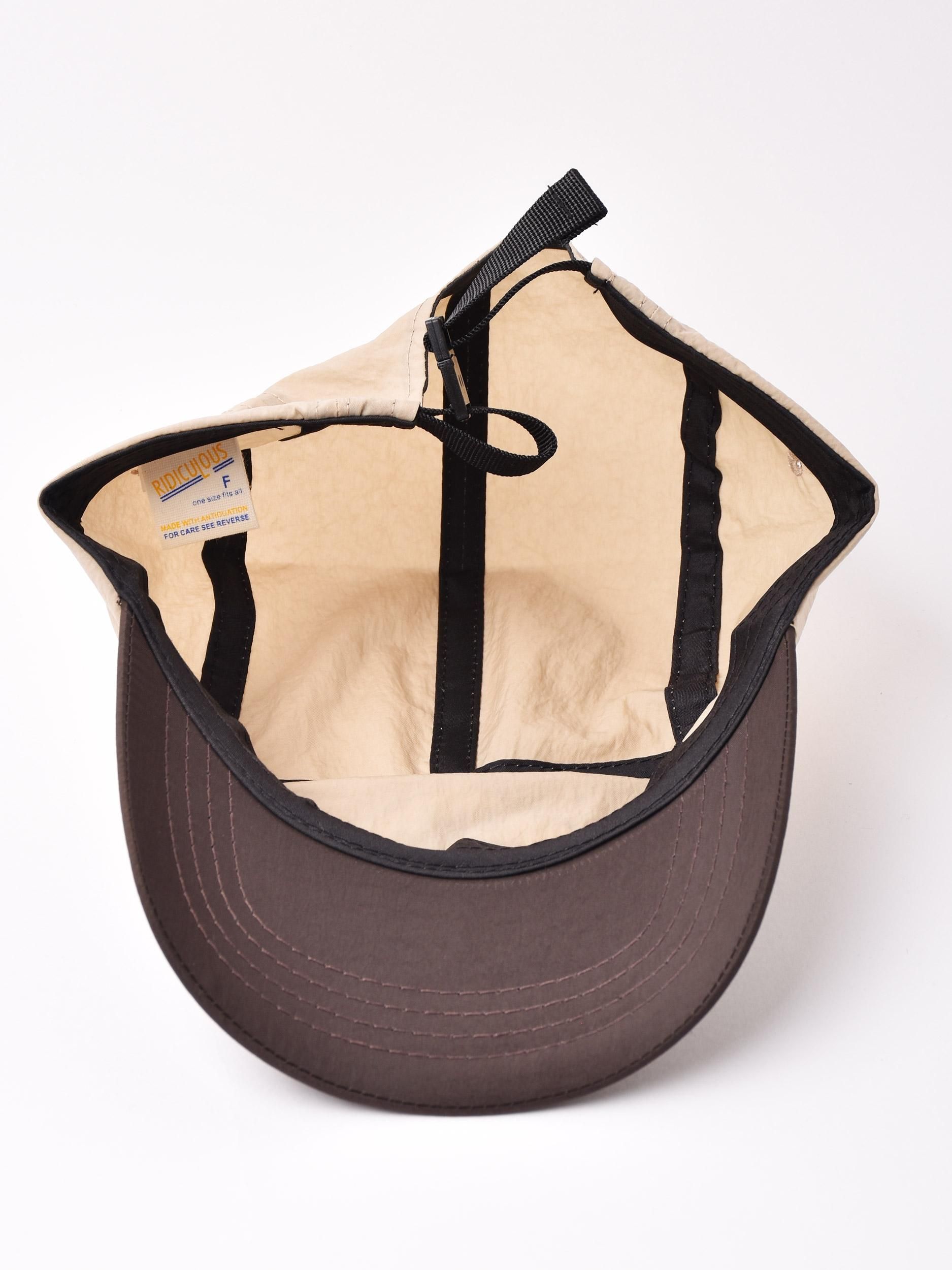 2色展開】刺繍入り ナイロン ジェットキャップ「DESTINATION