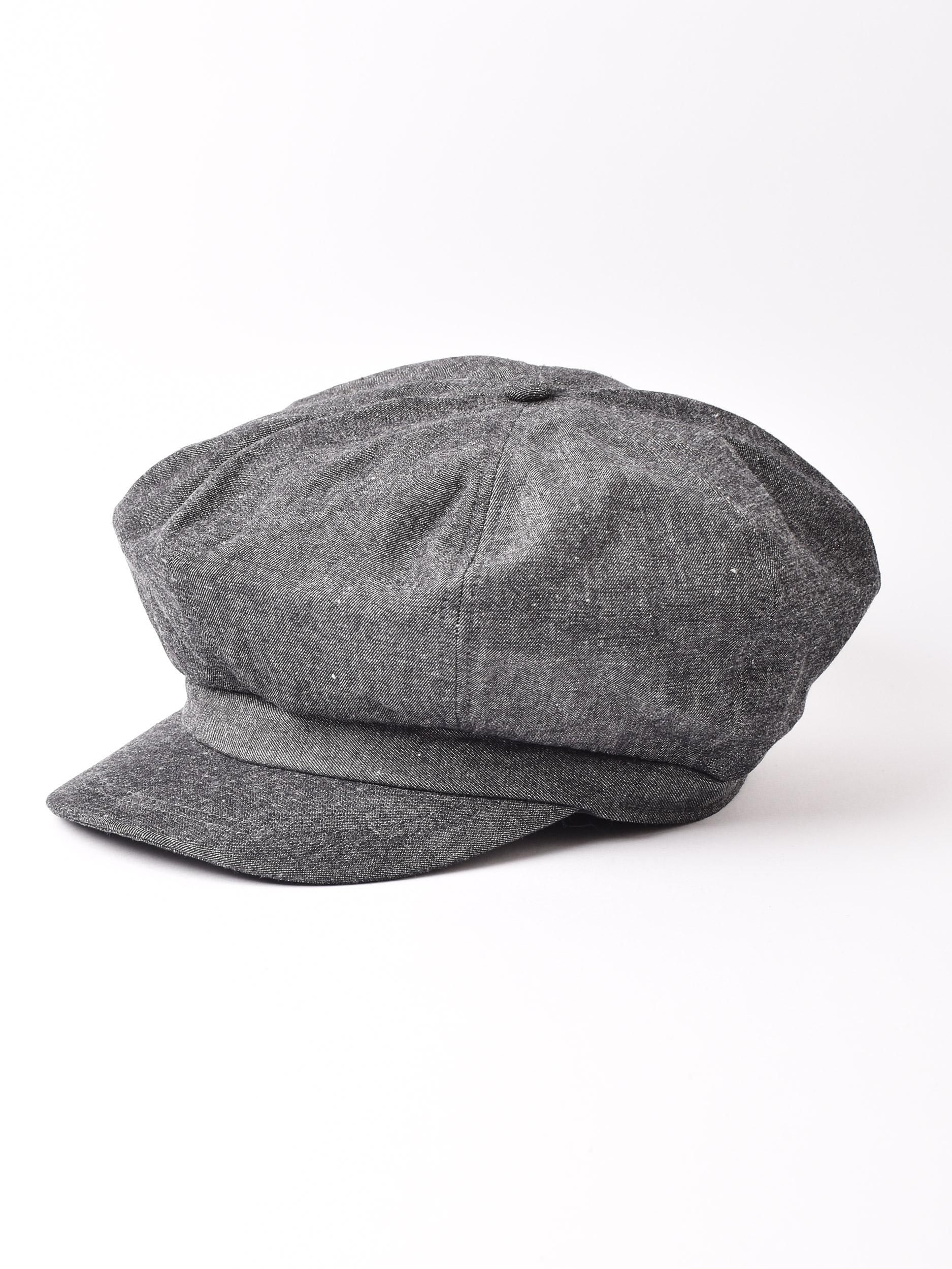 2色展開】シャンブレー キャスケット ネイビー - 古着屋