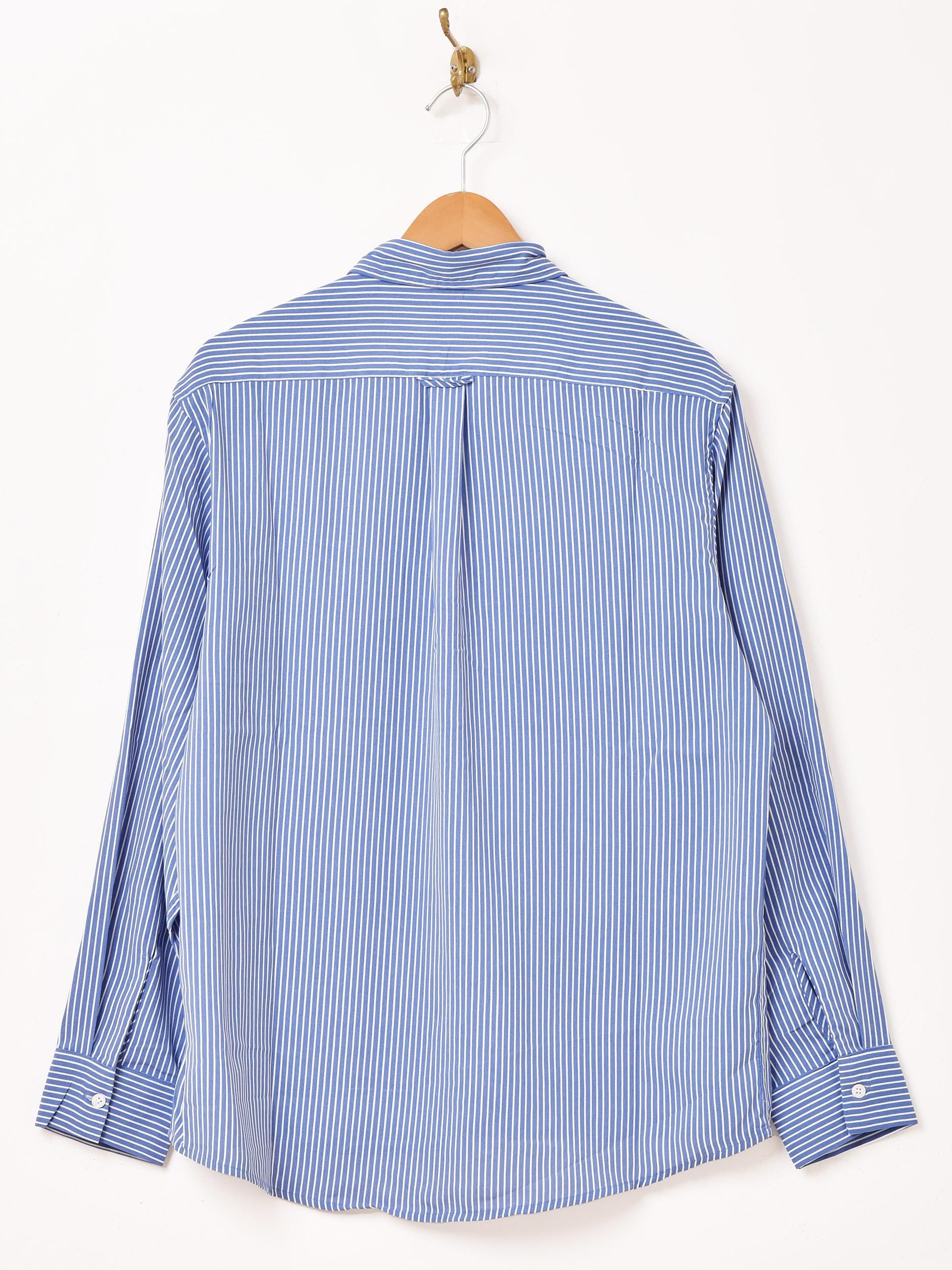 市立船橋 青 ストライプ シャツ 37 市立船橋 青 ストライプ シャツ 37