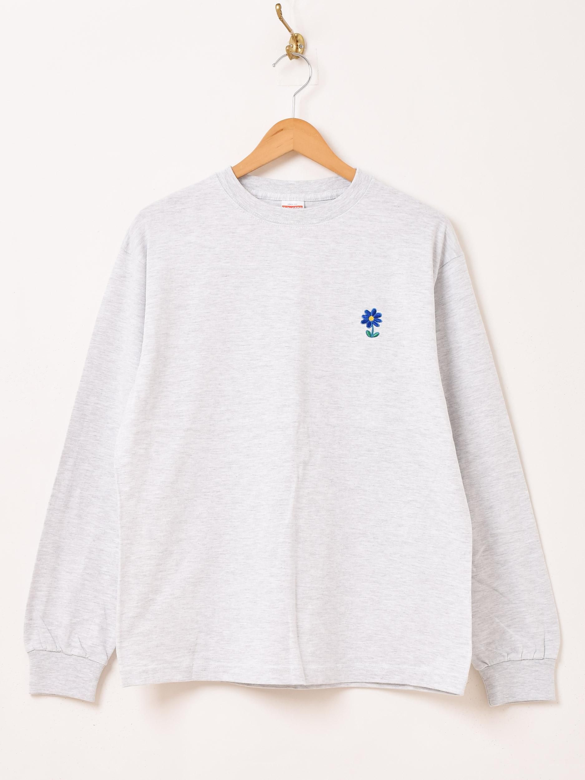 1度着用のみ 【リンカブル】 フレアロングスリーブTシャツ グレー ユナイテッドアスレ 通年 ロングスリーブ Tシャツ 長袖 5010-01