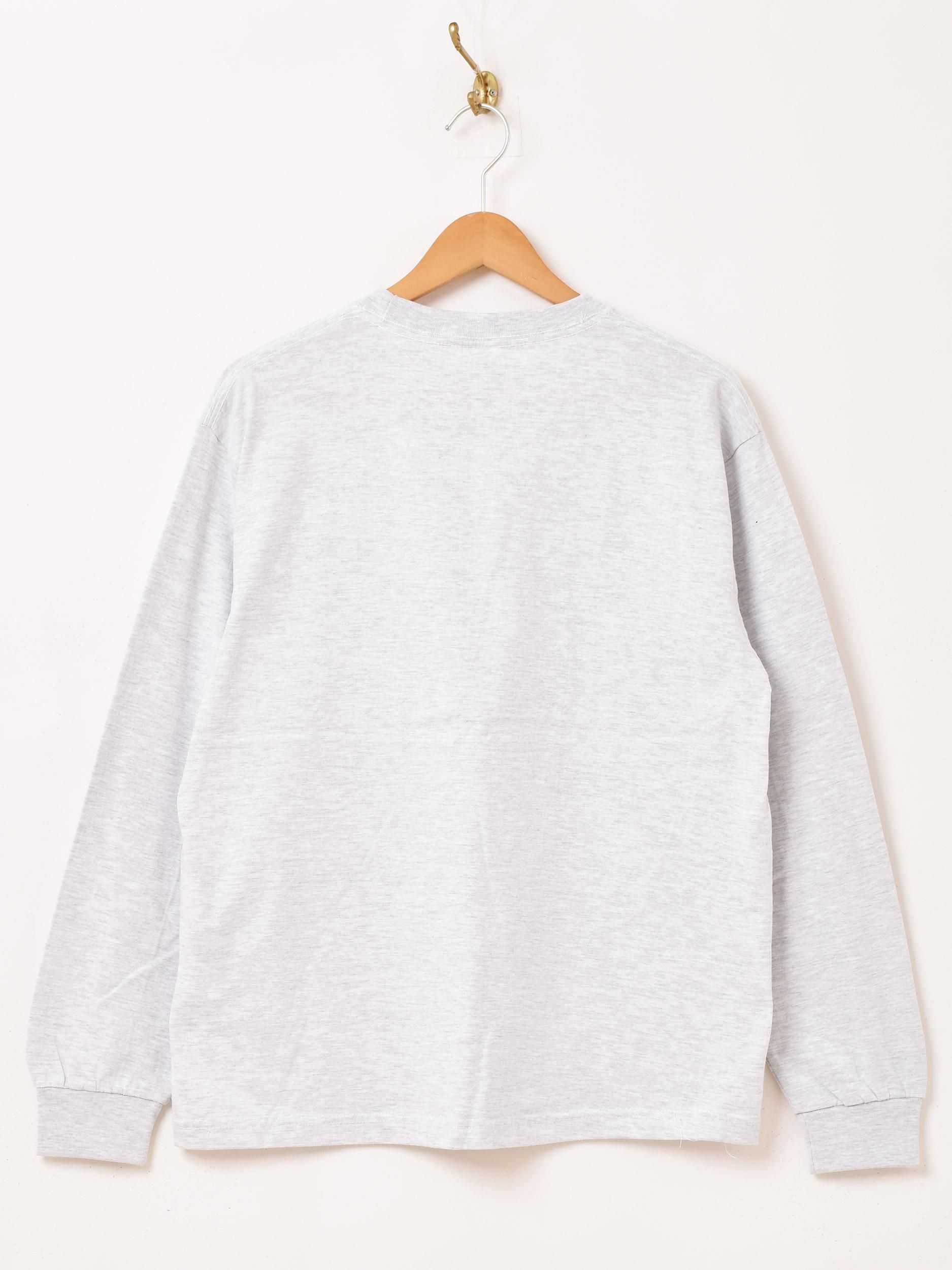 1度着用のみ 【リンカブル】 フレアロングスリーブTシャツ グレー 1度着用のみ 【リンカブル】 フレアロングスリーブTシャツ グレー