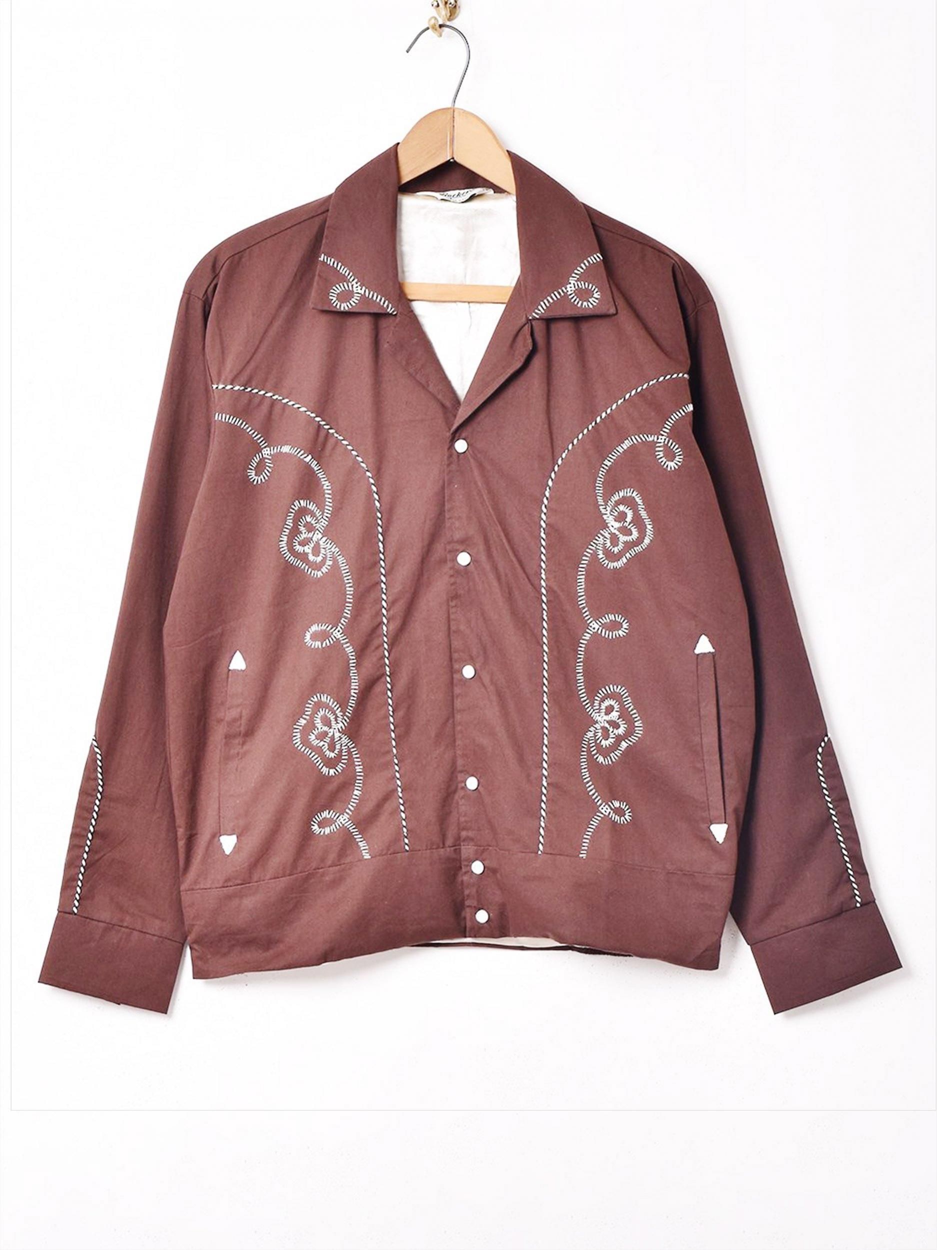 Backers ウエスタンジャケット　復刻 4色展開】「Backers」ウエスタンジャケット ブラウン - 古着屋