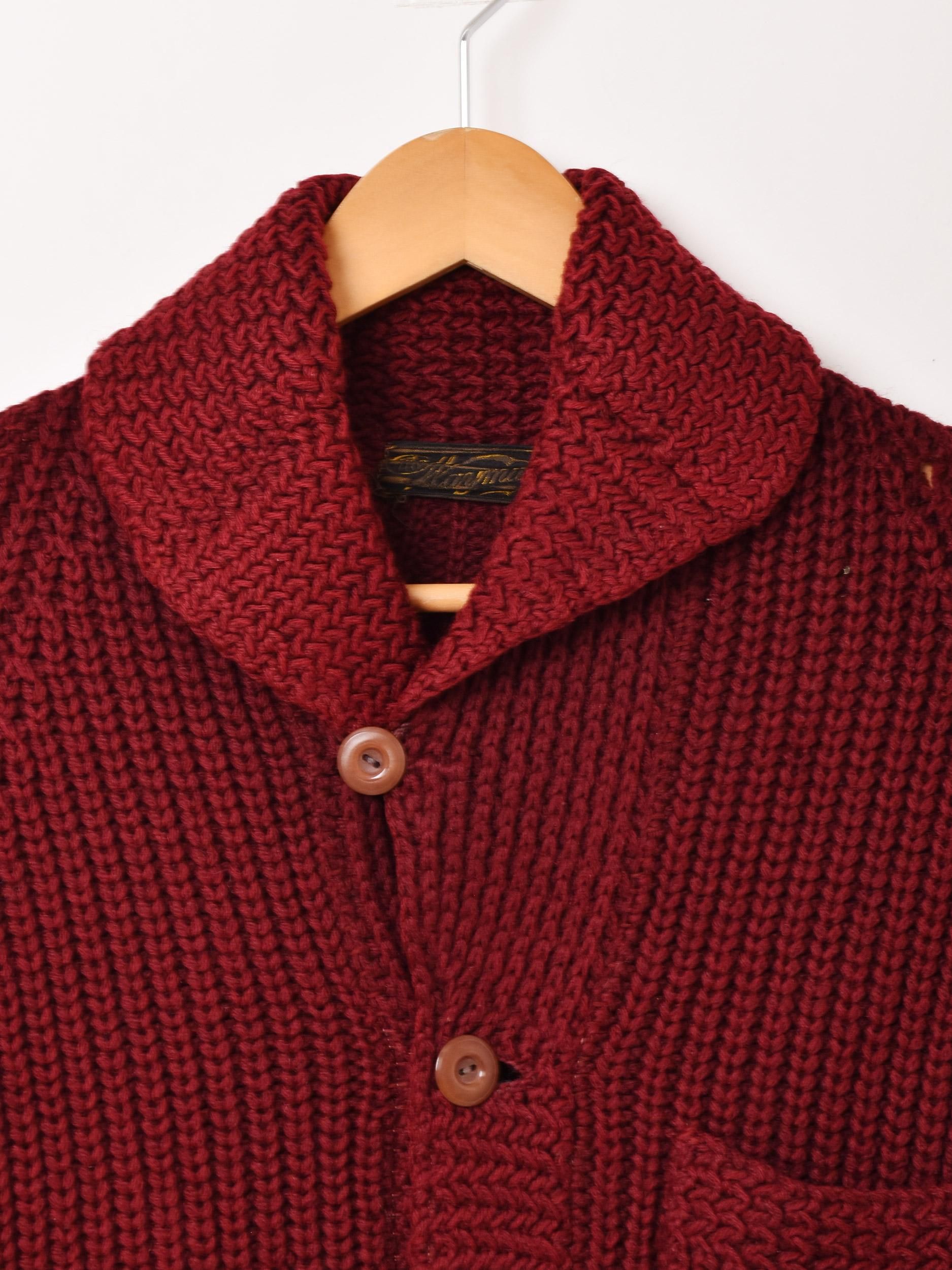 30s Shawl Collar Cardiganͥ