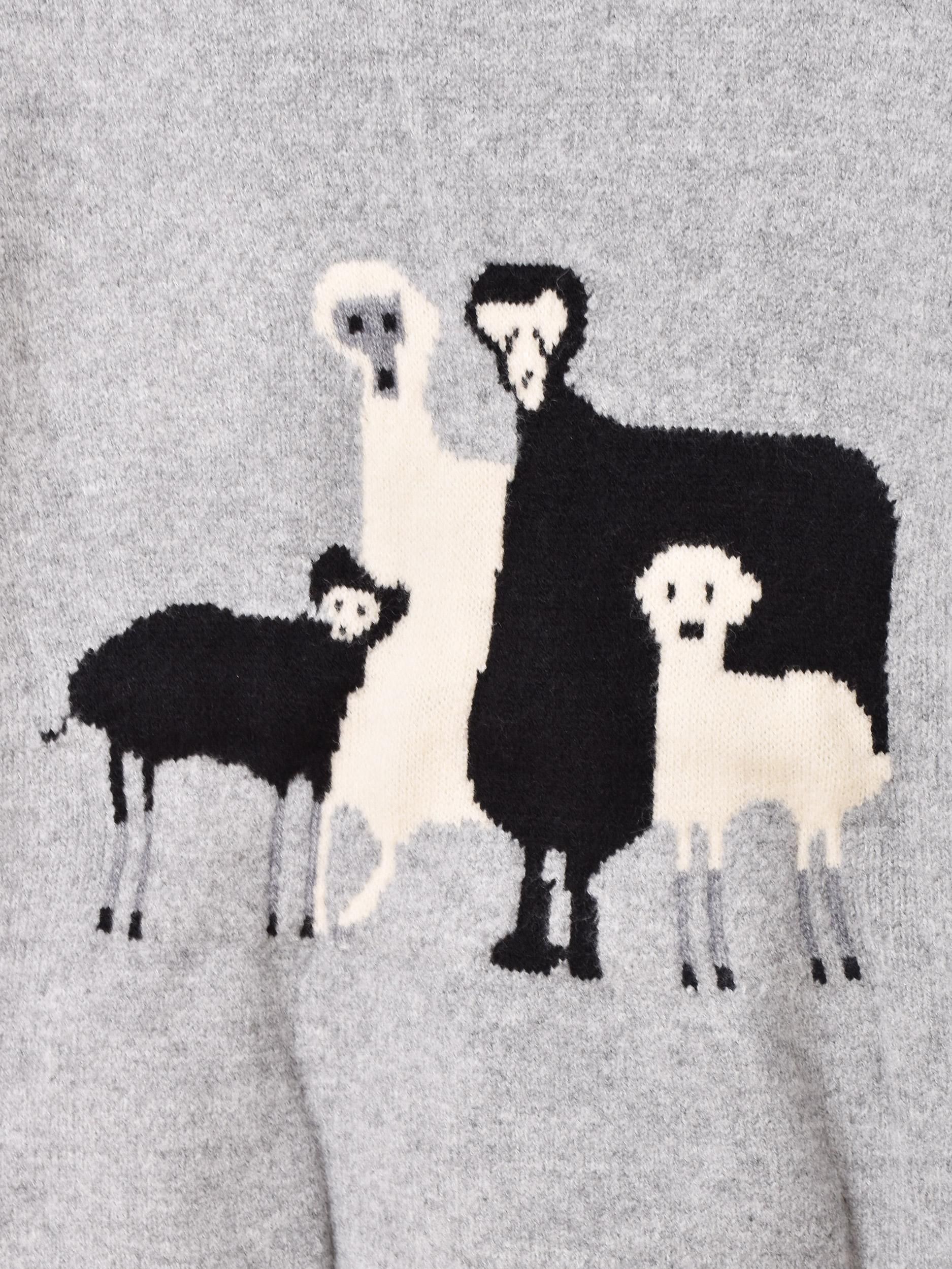 CLANE（クラネ）の「BOAT NECK ALPACA OVER KNIT TOPS（ニット