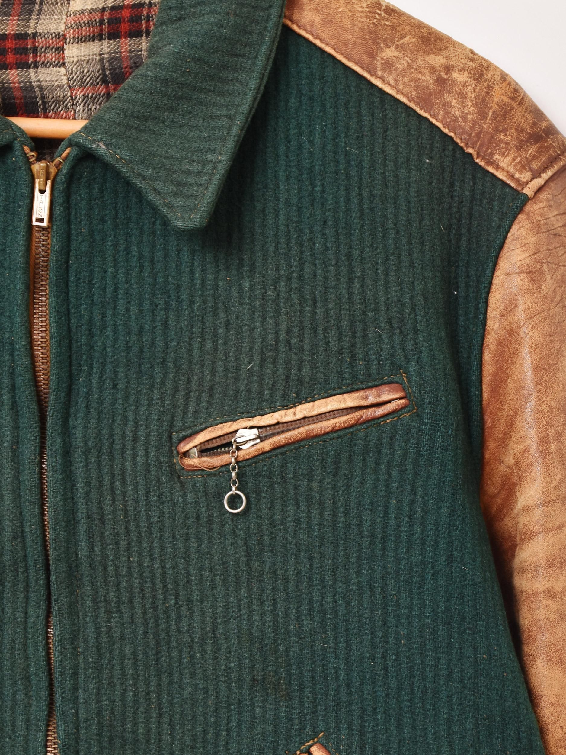 US古着 70~80's Melton メルトン ウール スポーツジャケット USA