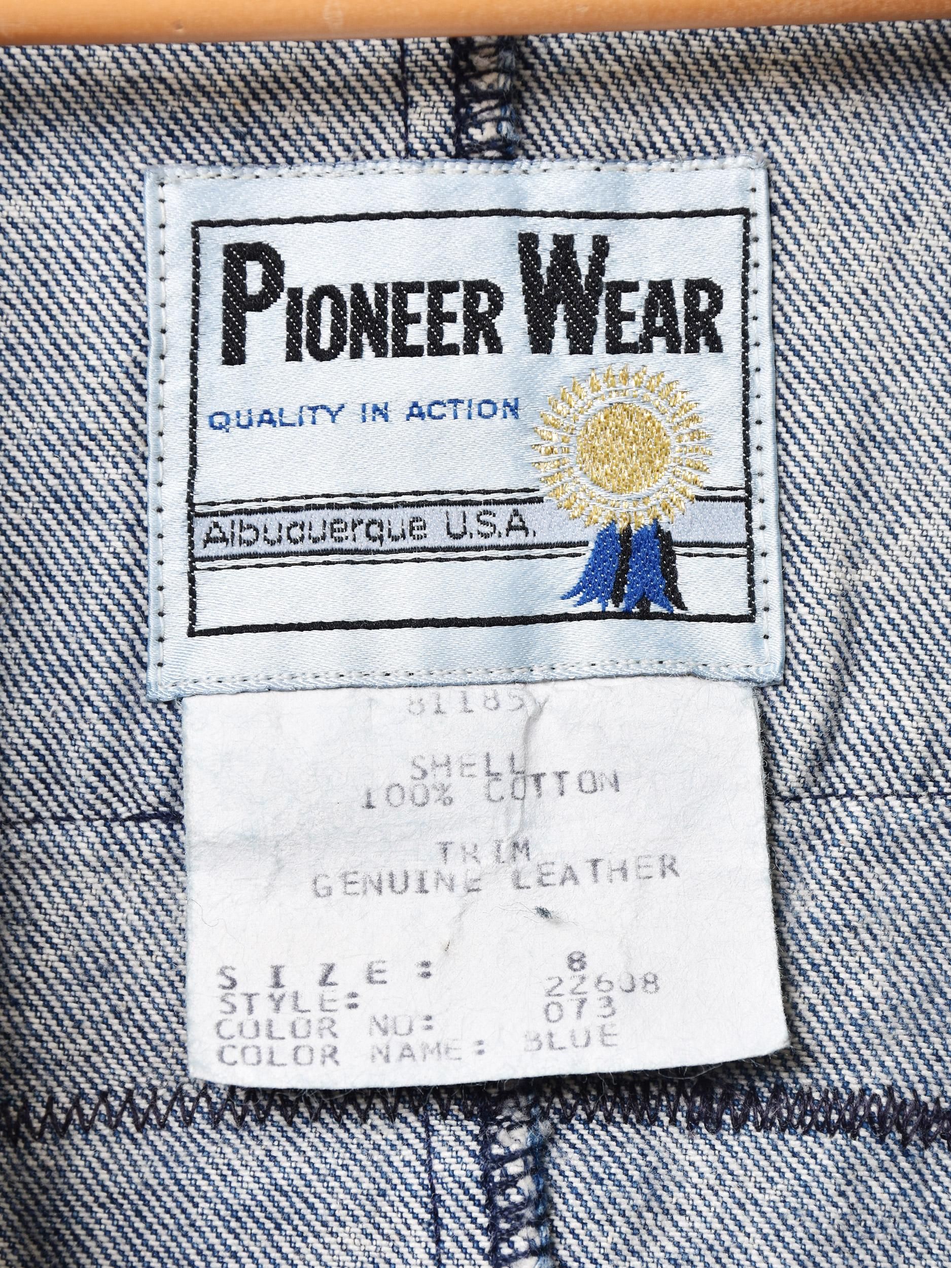 80s PIONEER WEAR 쥶ѥå ǥ˥ 󥰥ȥͥ