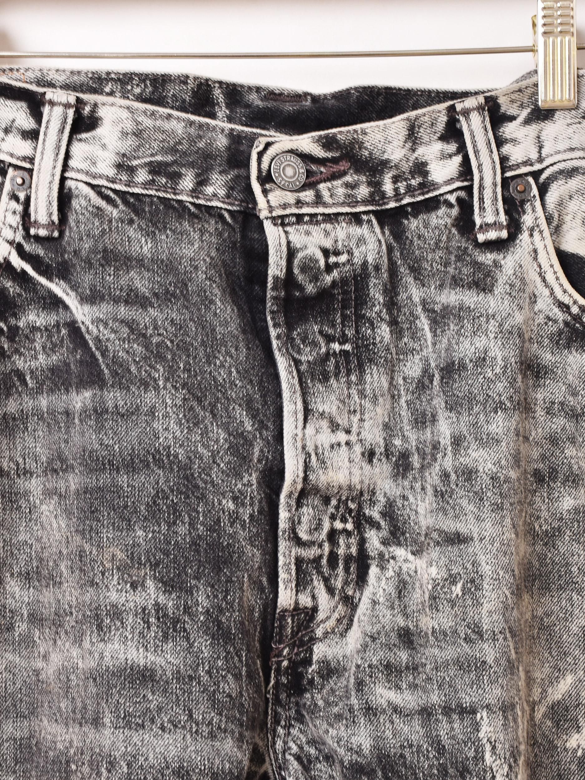 Levis 501 Black Denim Pantsͥ