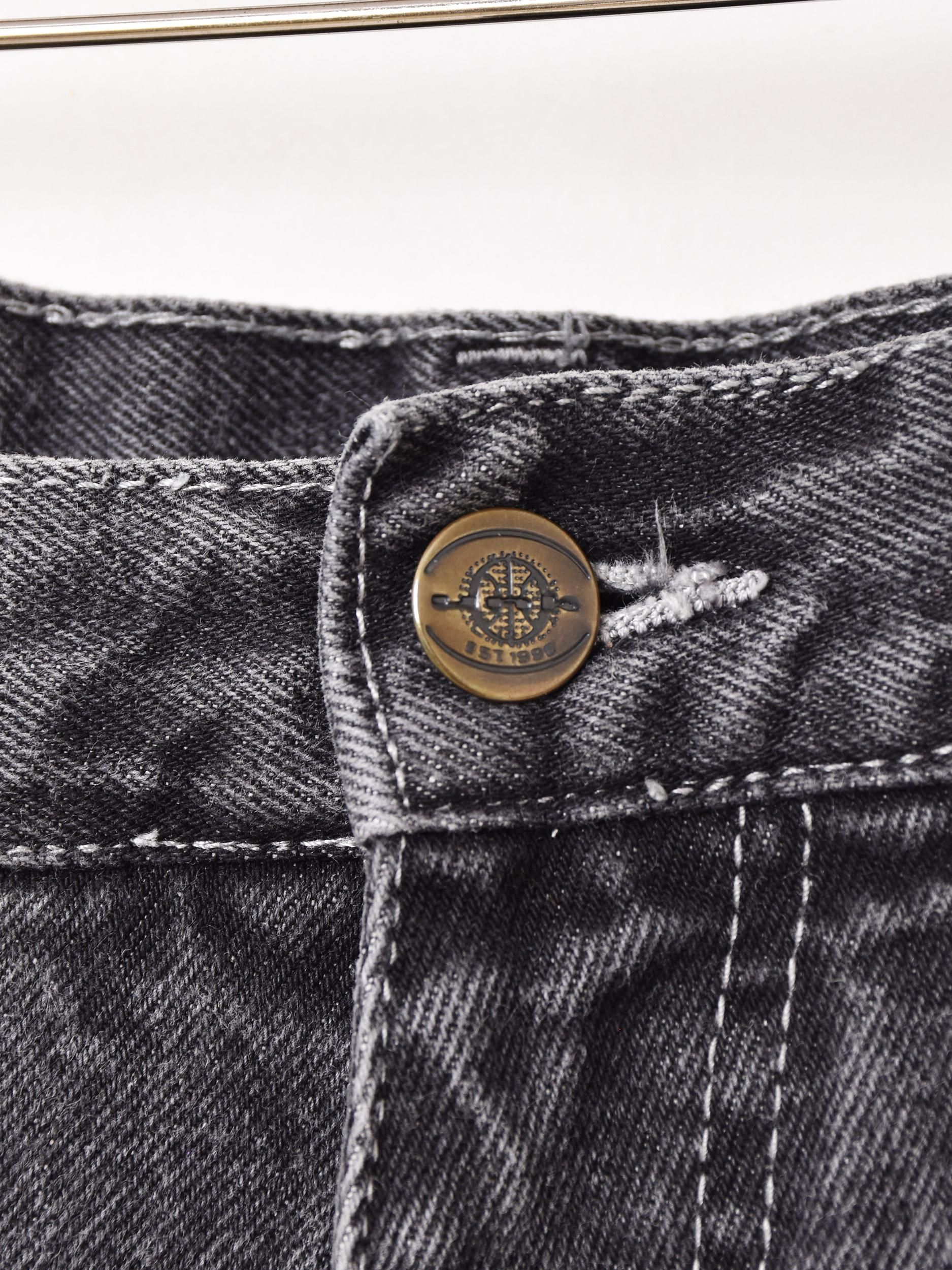 NBA” Patch Design Denim Pants - 古着屋グレープフルーツ