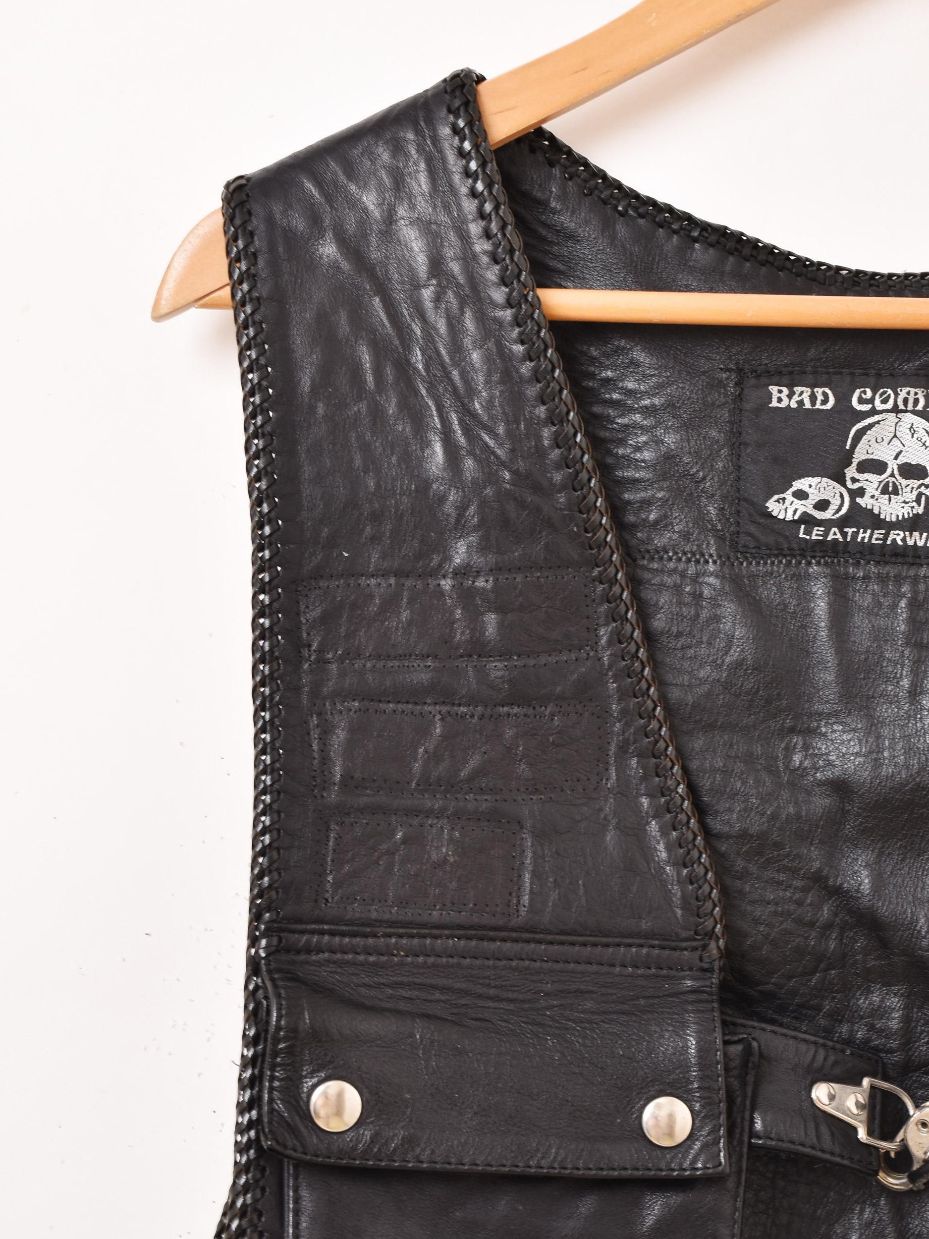 ファイヤーマンフック レザーベスト - 古着屋グレープフルーツ ムーン