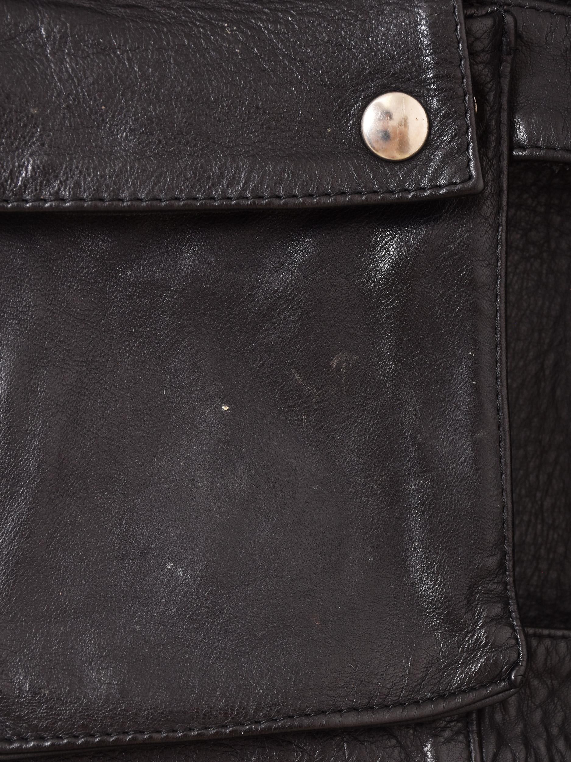 ファイヤーマンフック レザーベスト - 古着屋グレープフルーツ ムーン