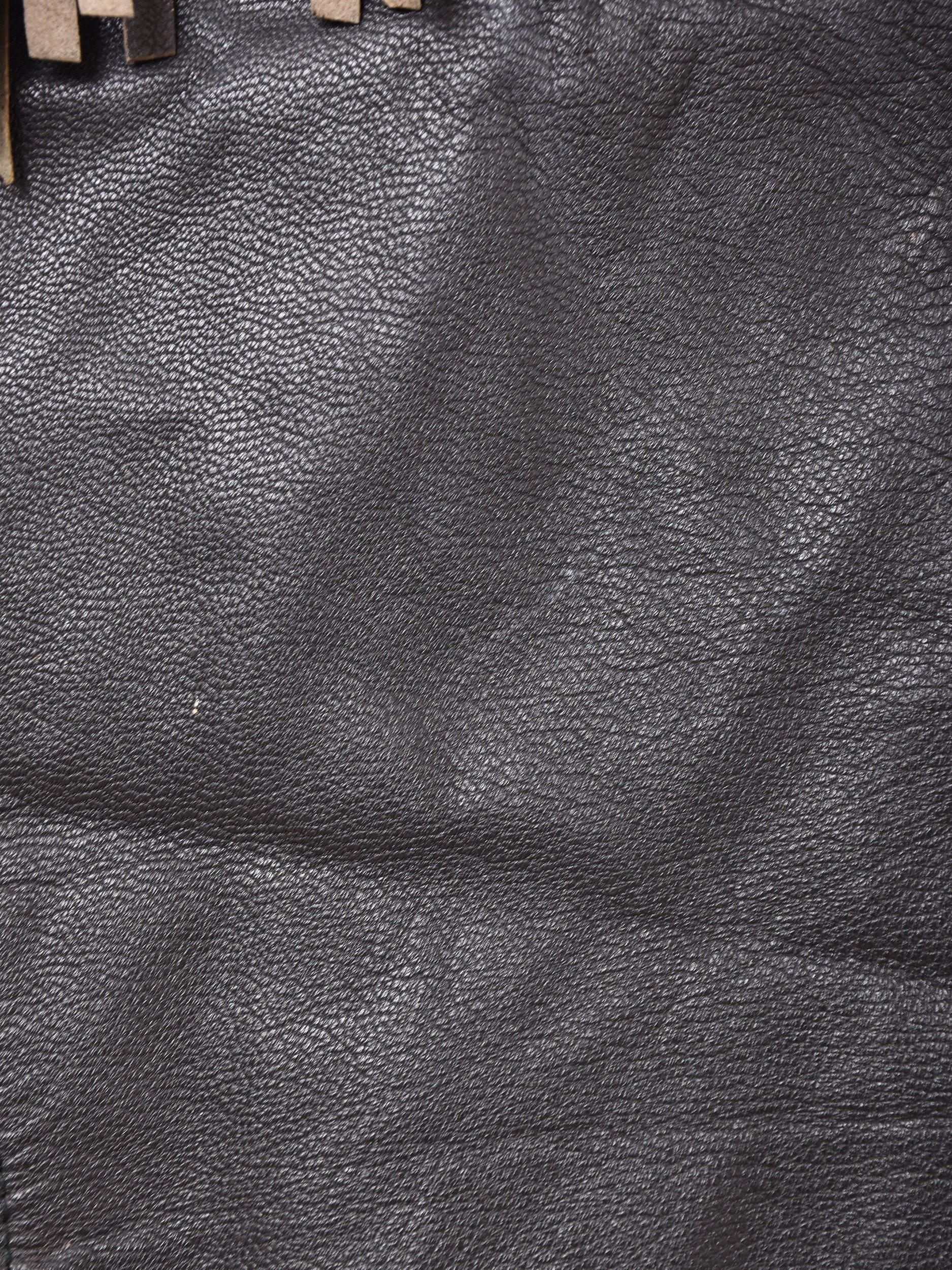 フリンジ レザーベスト - 古着屋グレープフルーツ ムーン