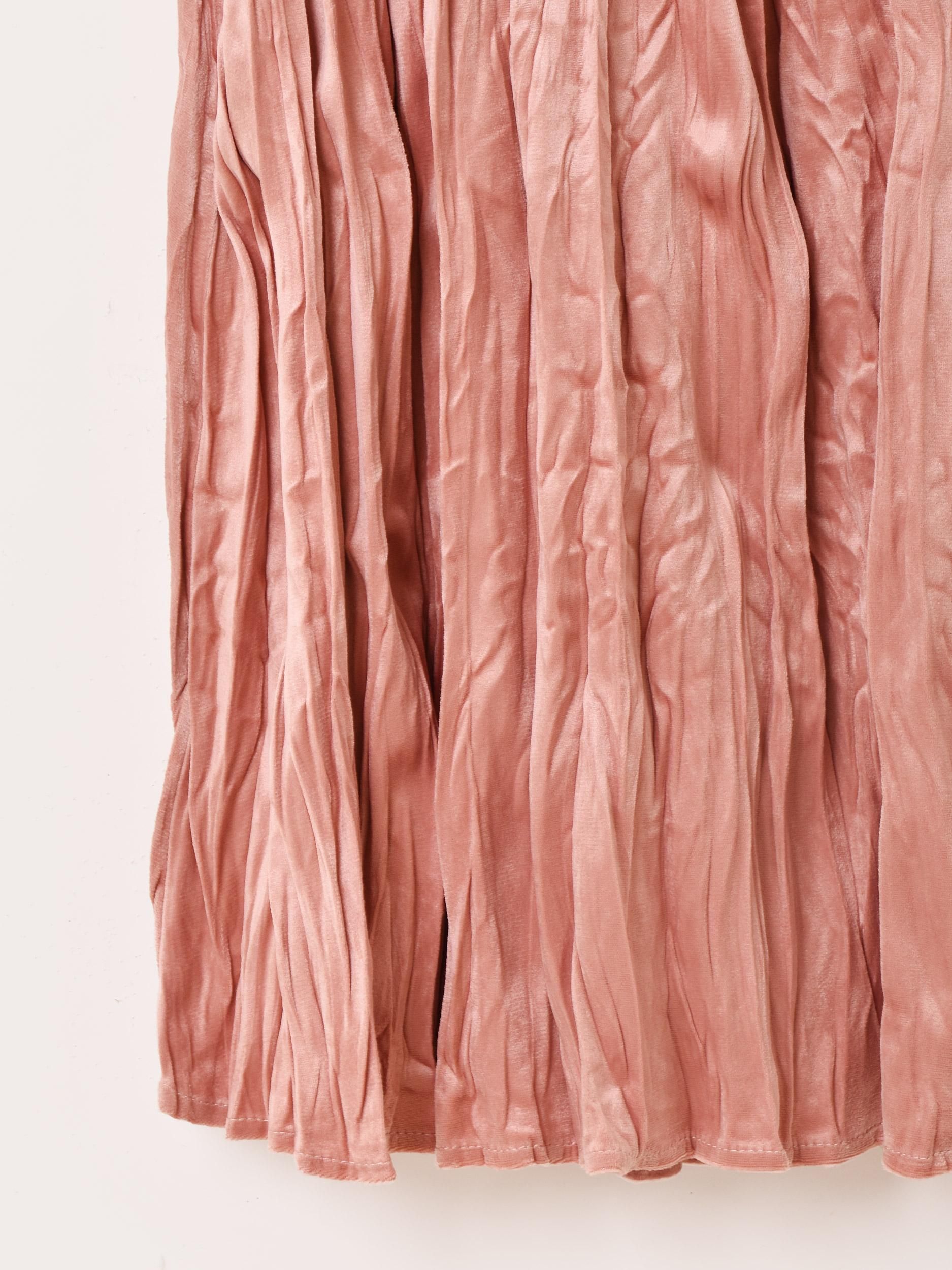 クードル　ベロアスカート ロングスカート CD55 COUDRE｜MIKIRI STORE