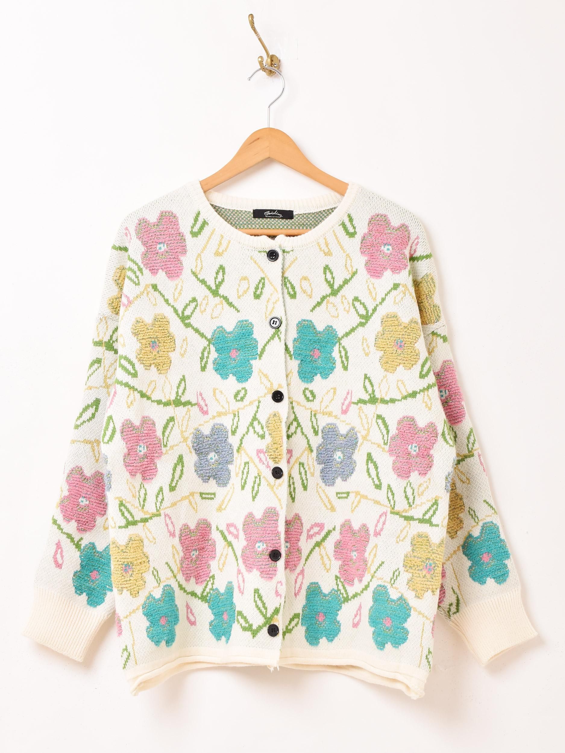 Blumarine ブルマリン 花柄 カーディガン