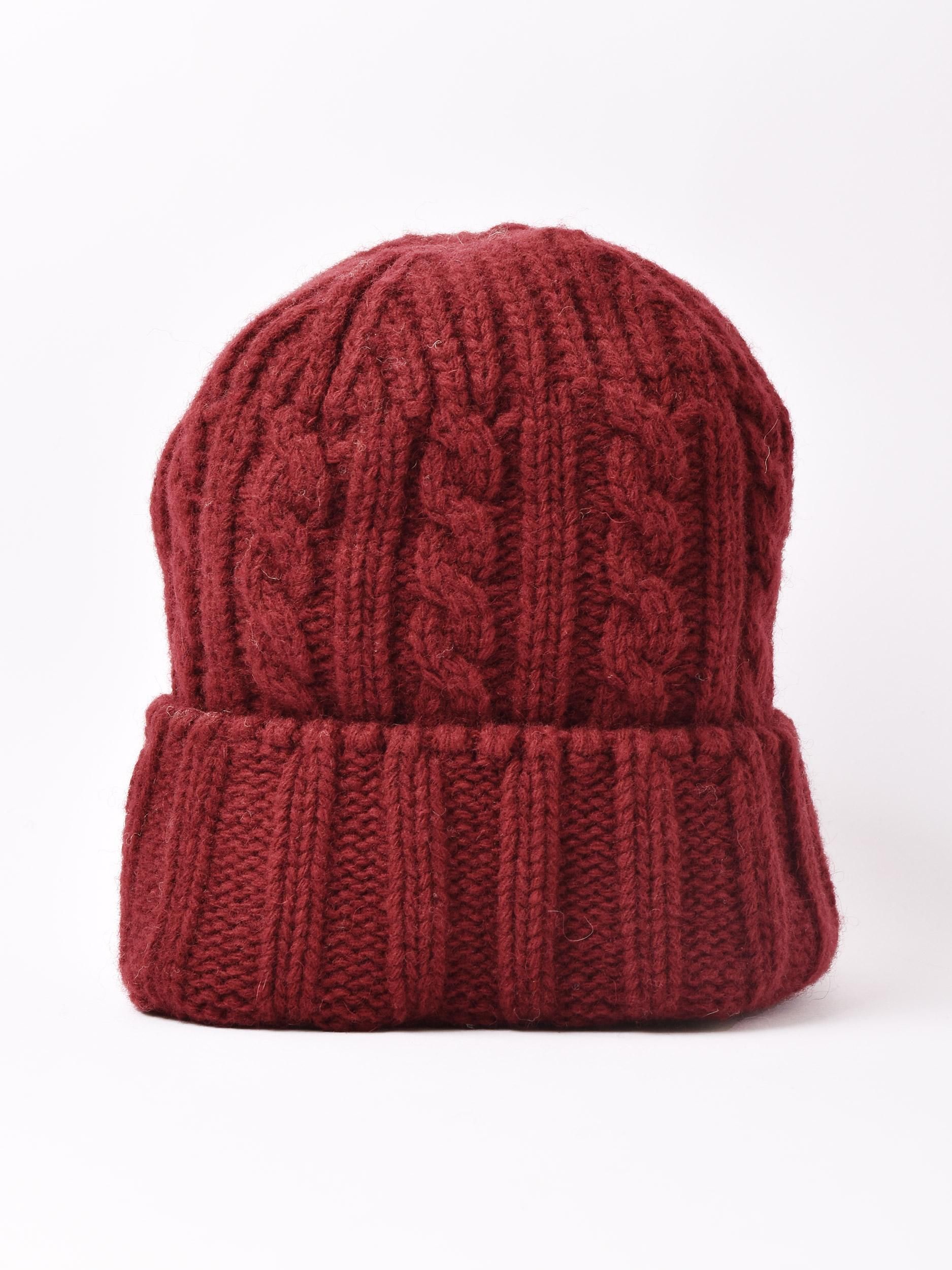 登坂広臣 CLAIR DE LUNE クレルナ ニット帽 赤 CLAIRE DE LUNE ニット