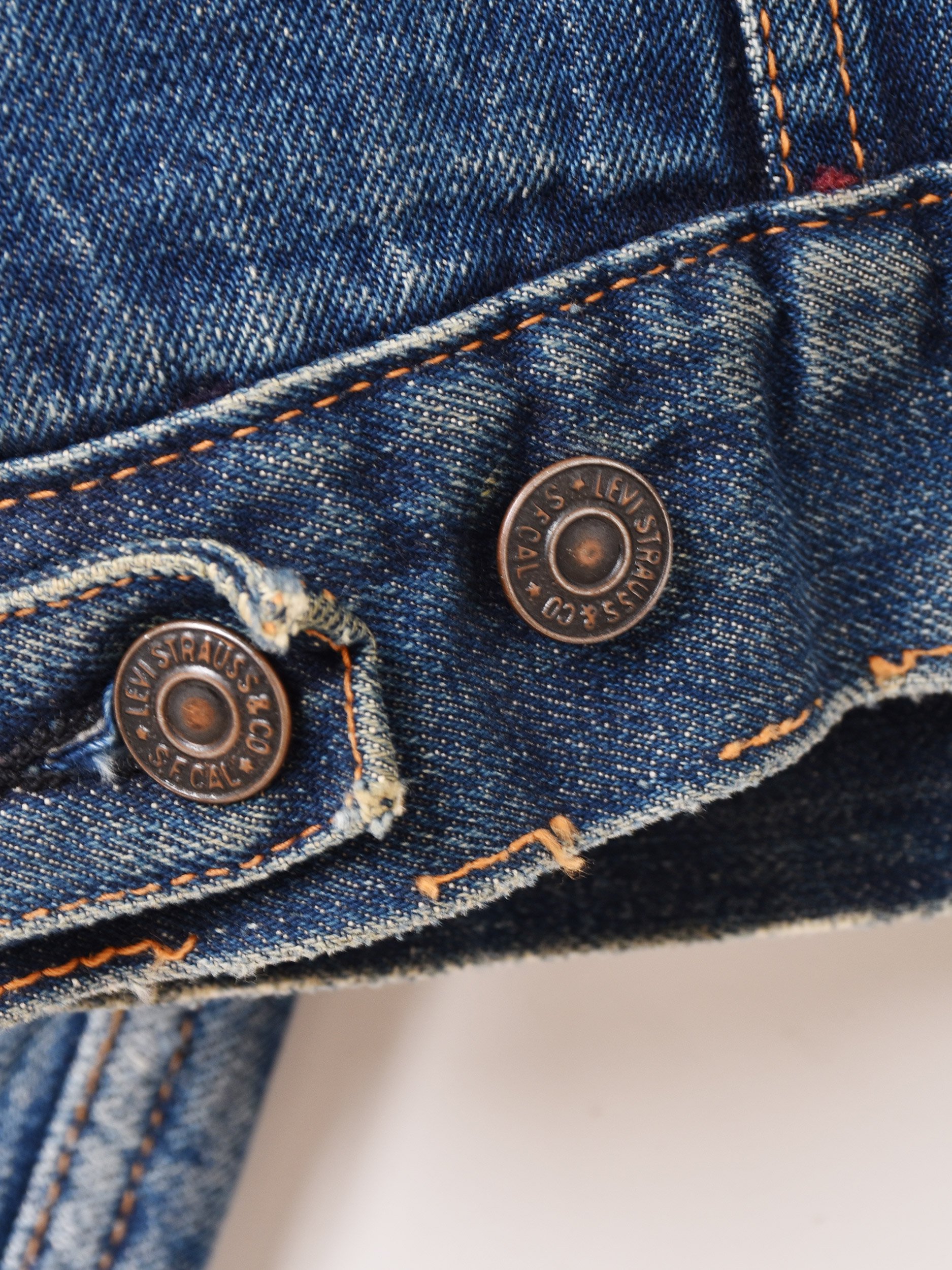 60's LEVIS 70505 Denim JacketBIG Eۥͥ