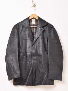 80's French Leather Jacket Υͥå 岰졼ץե롼 ࡼ