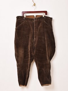 40's LE BON PICARD Corduroy Jodhpurs Pants Υͥå 岰졼ץե롼 ࡼ