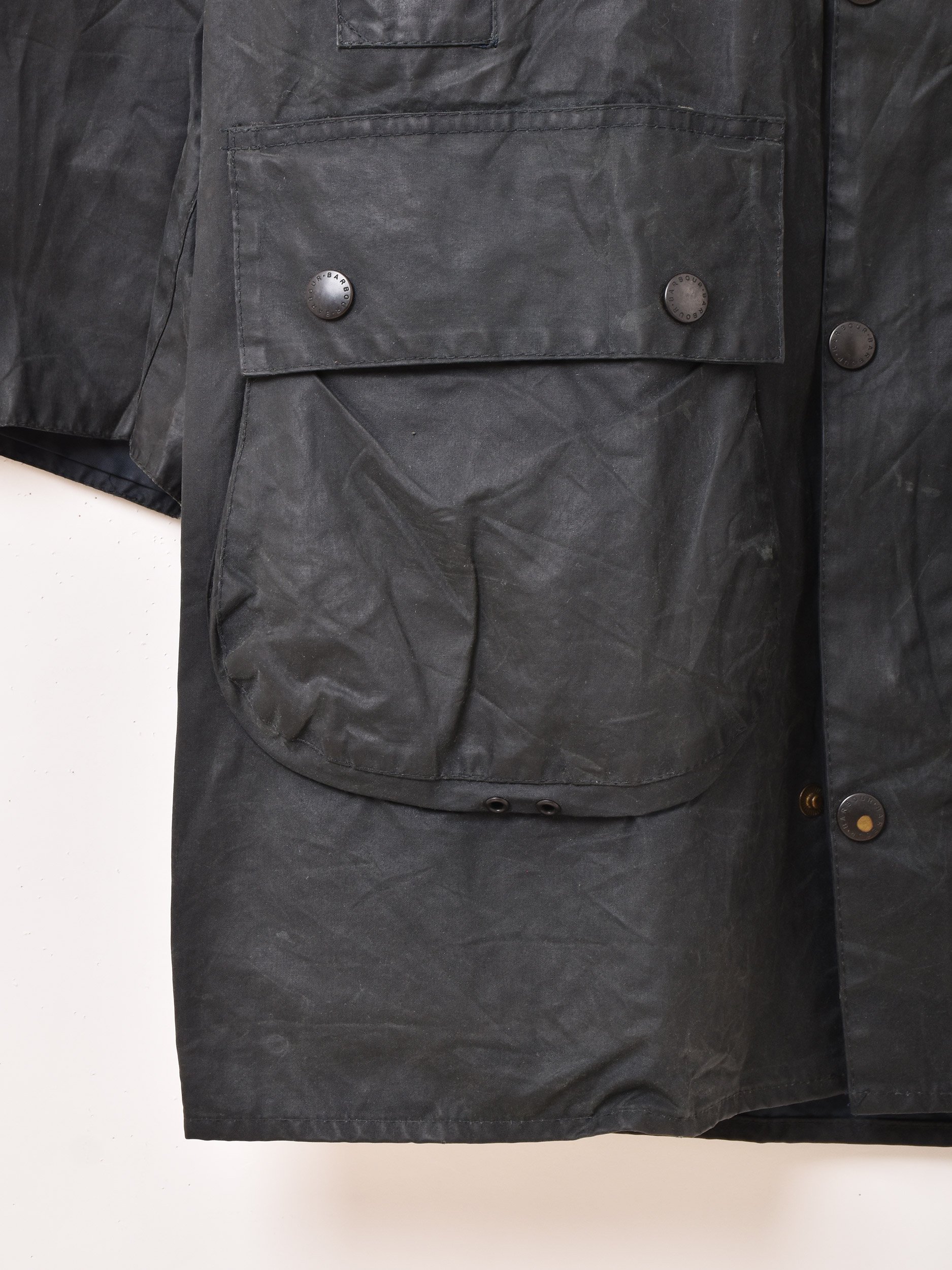 1995's Barbour BORDER Waxed Jacketͥ