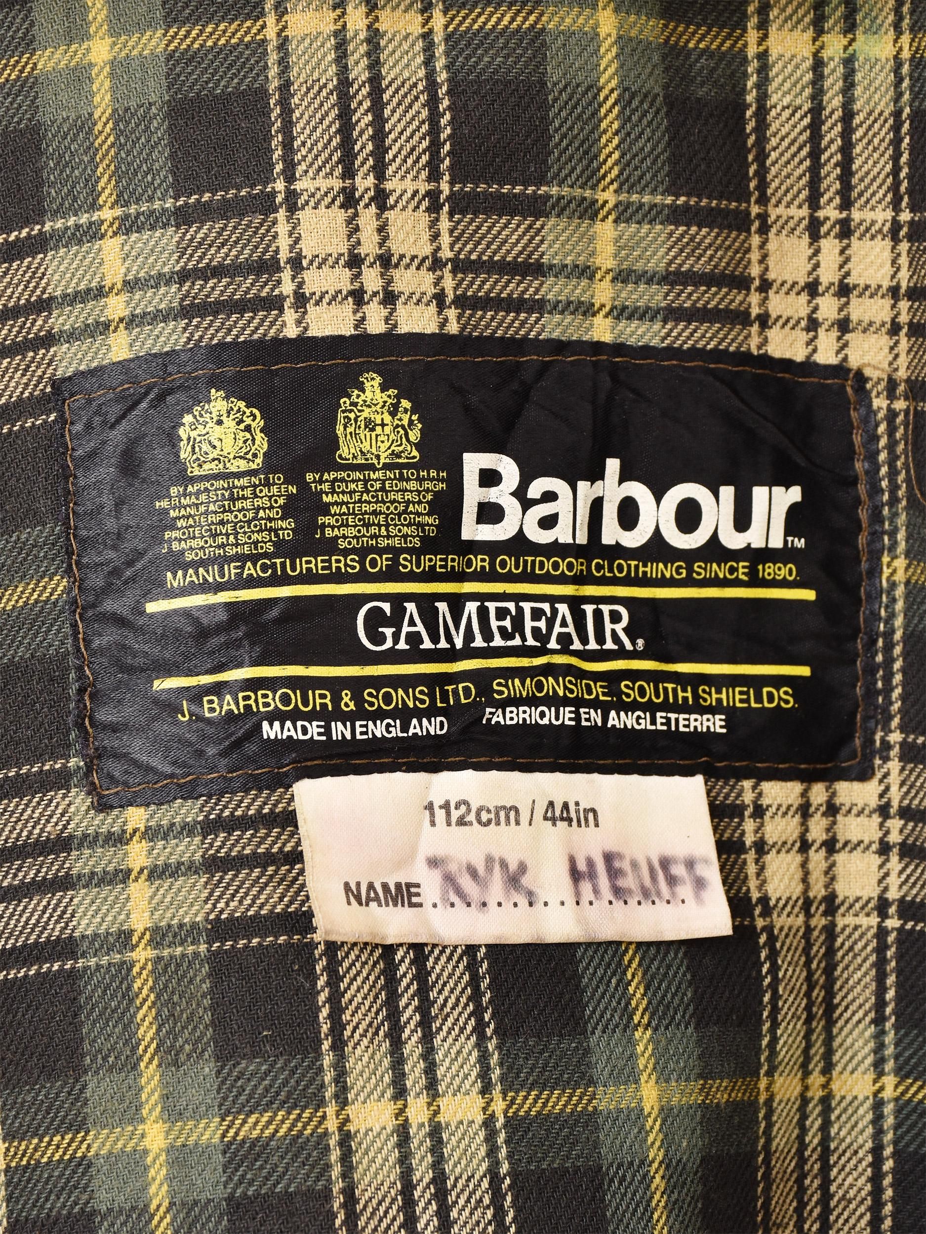 80's Barbour GAMEFAIR | ジャケット - 古着屋グレープフルーツ
