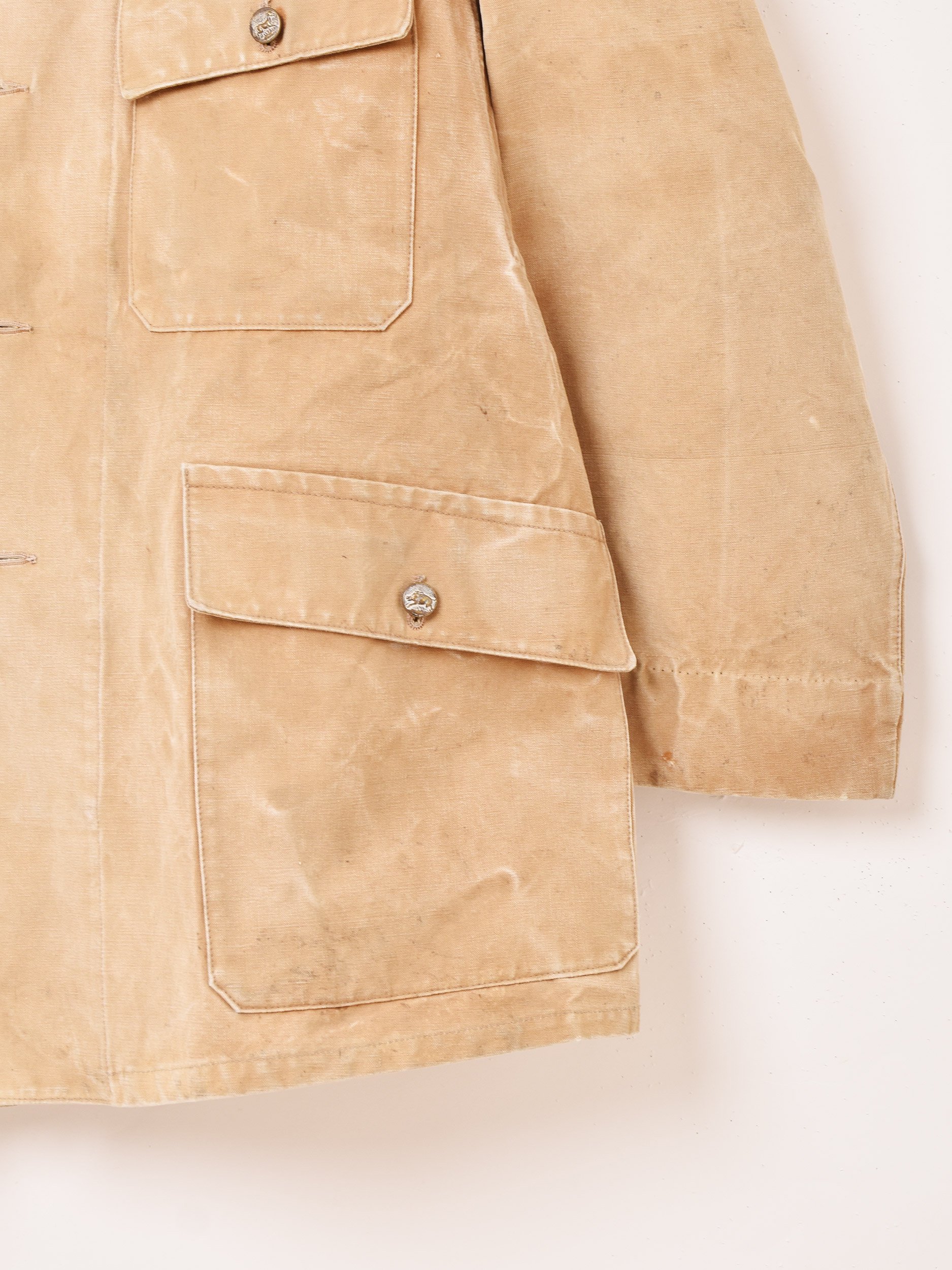 50's France Cotton Canvas Hunting Jacketͥ