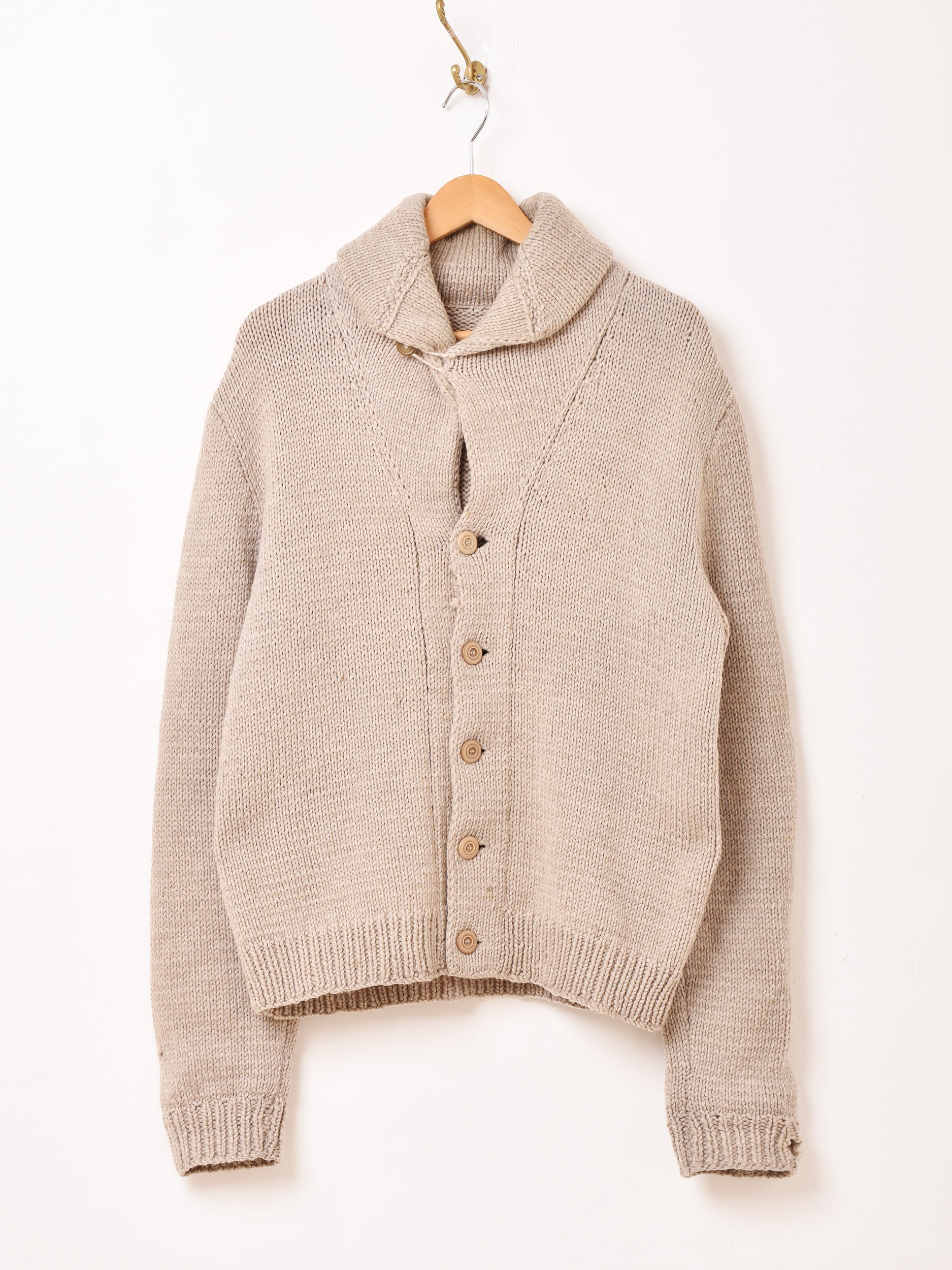  30s Shawl Collar Cardigan 
  ͥå  岰졼ץե롼 ࡼ