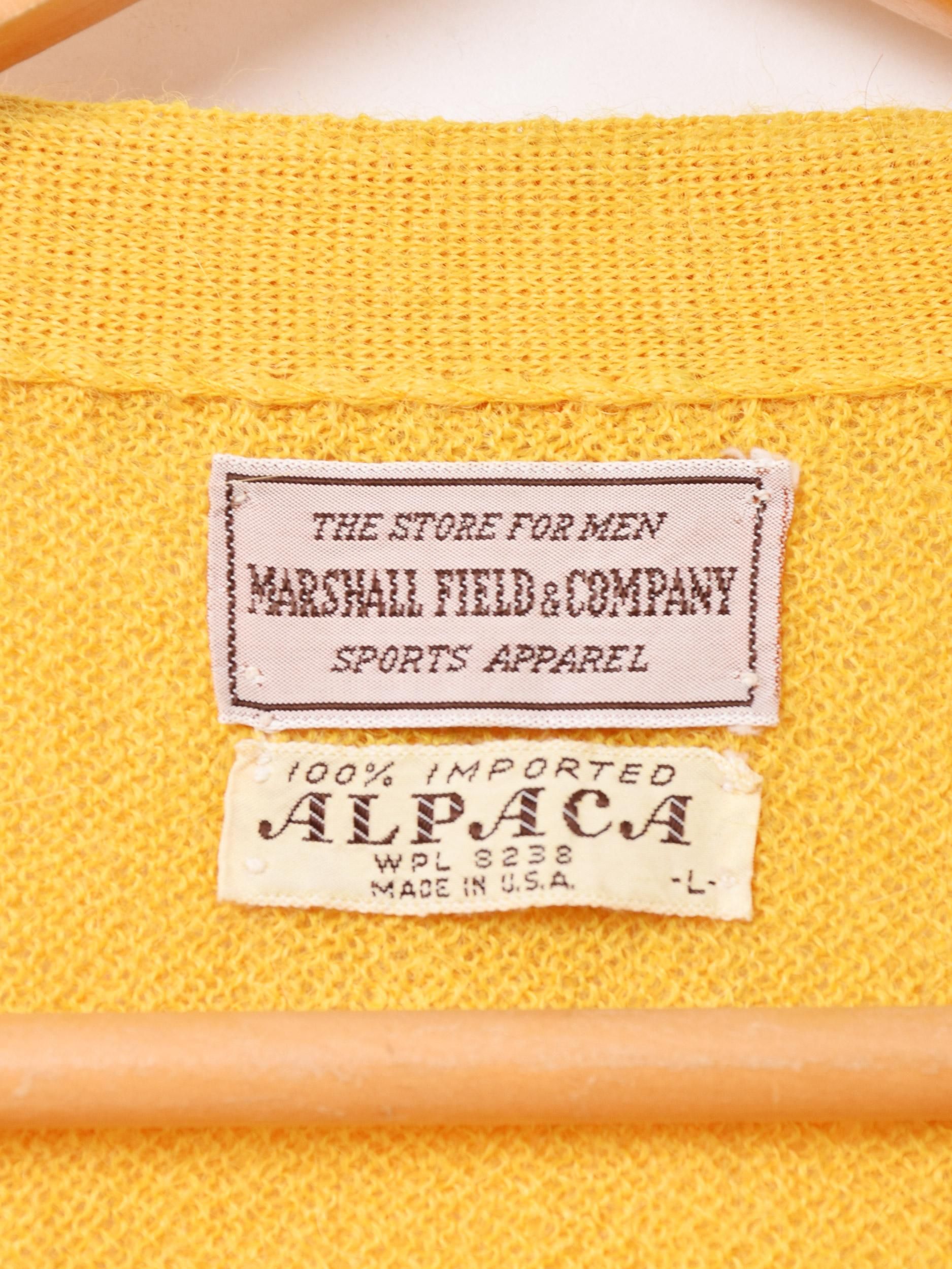 70's Alpaca Knit Cardigan | MARSHALL FIELD - 古着屋
