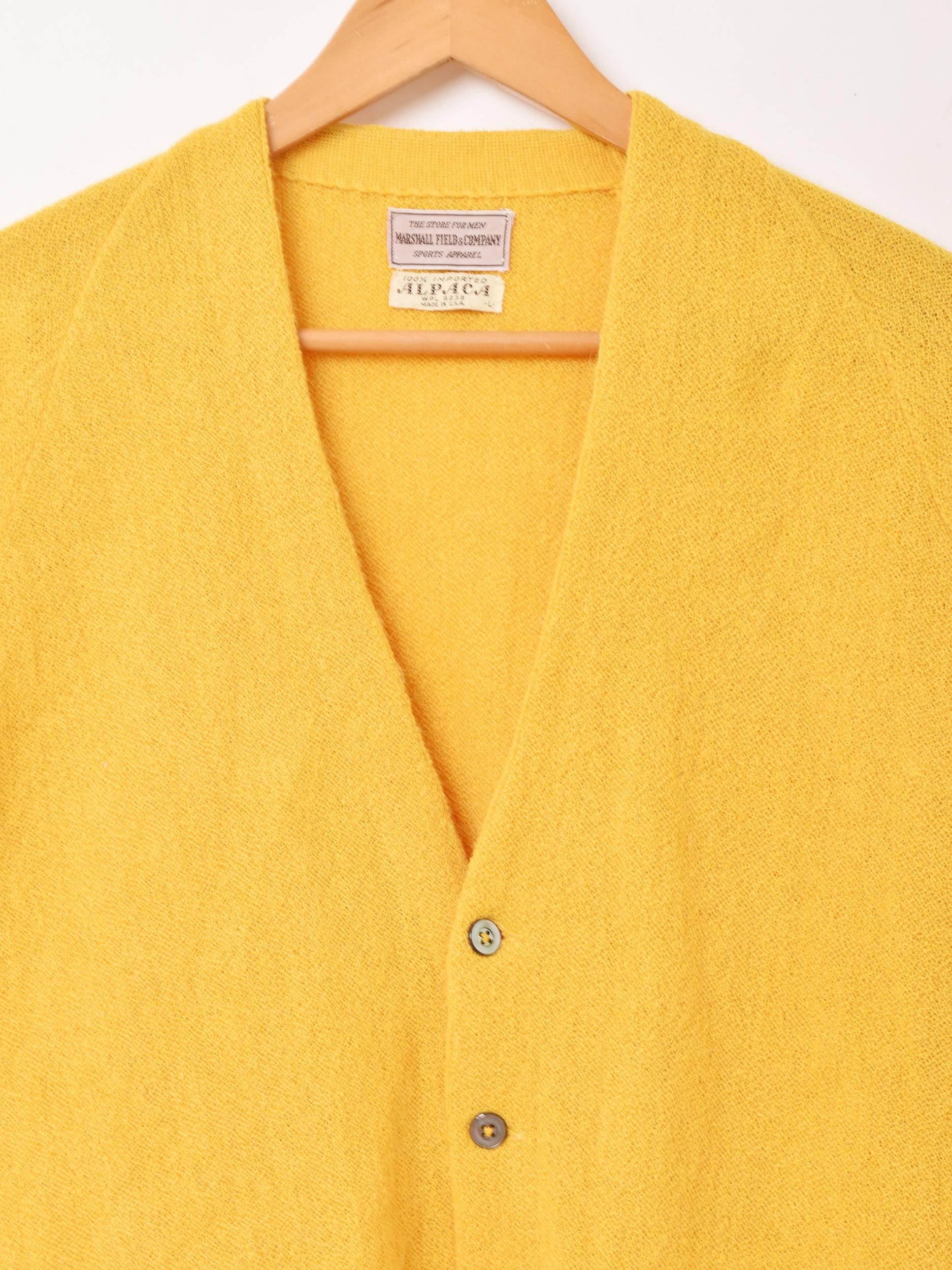 70's Alpaca Knit Cardigan | MARSHALL FIELD - 古着屋 70's Alpaca Knit Cardigan | MARSHALL FIELD - 古着屋