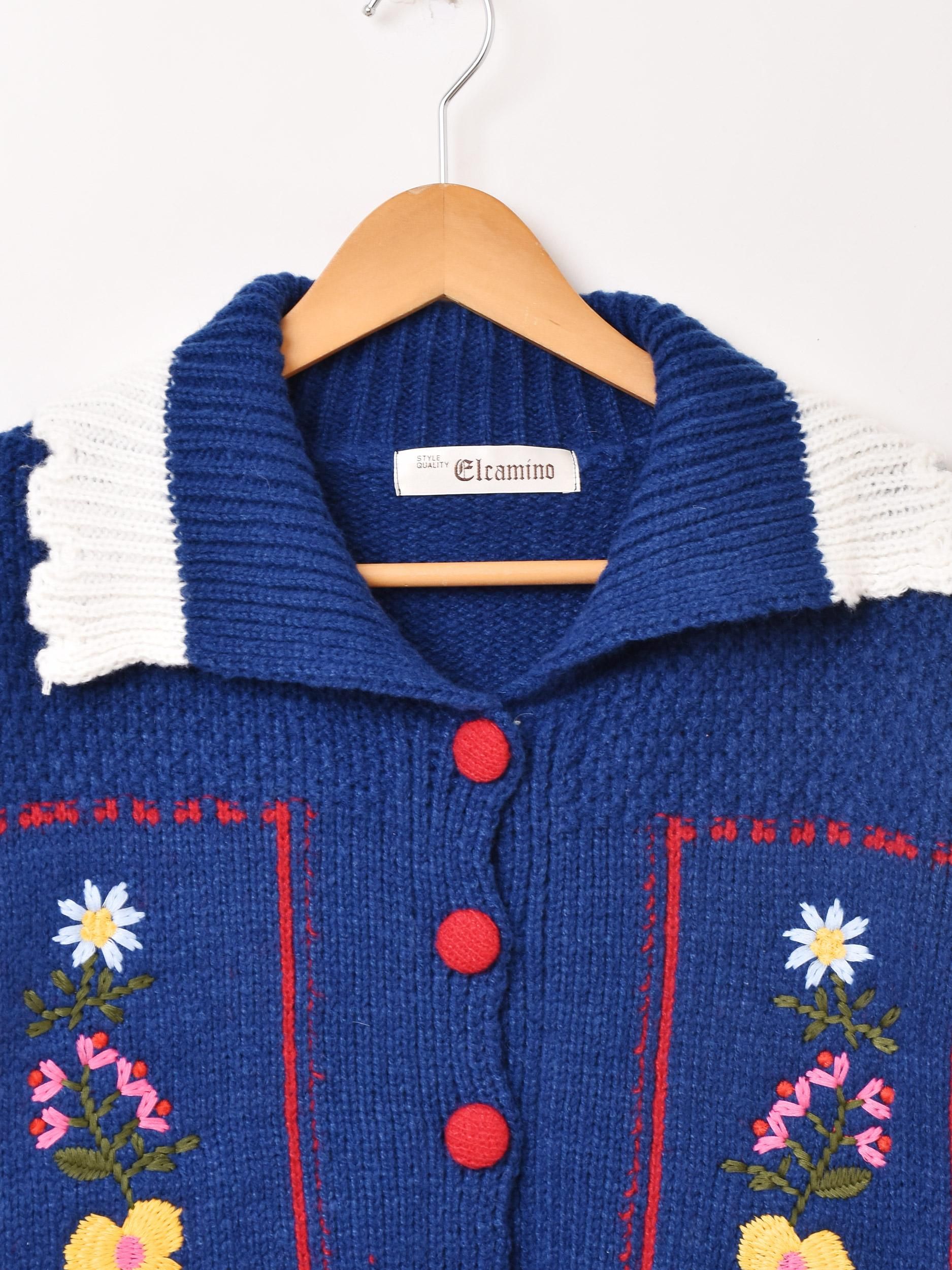 ご成約済みです【BRUNELLO CUCINELLI】フラワー刺繍カーディガン