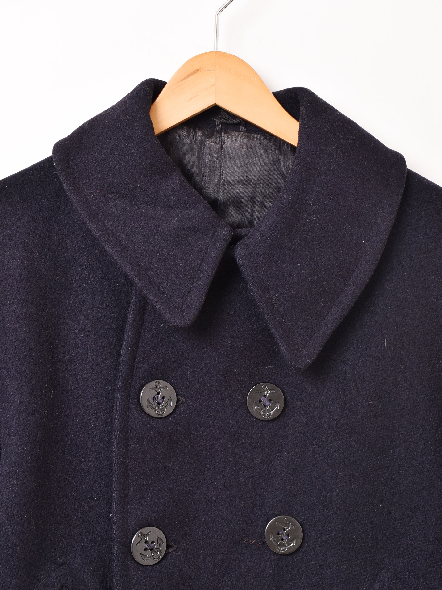 30s40's U.S.NAVY 10 Button Pea Coatͥ