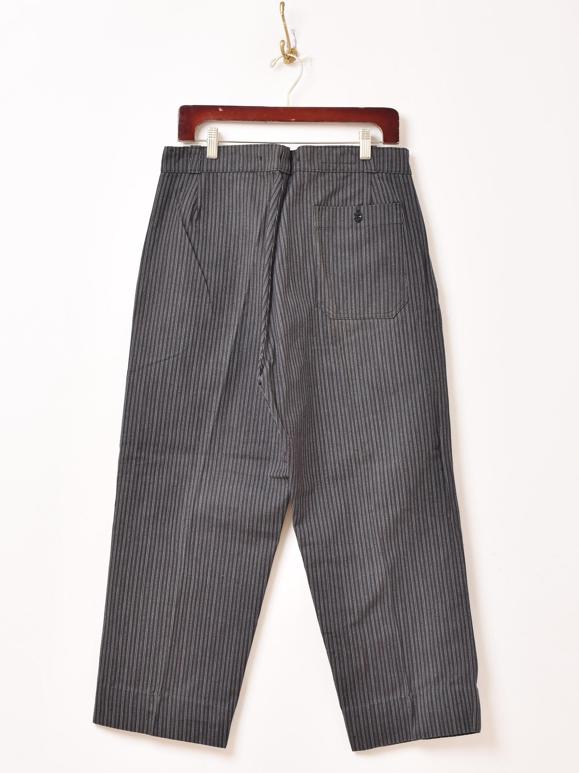 人気店古着屋購入　ヴィンテージパンツ　激レア 40'sフランス製モーニングパンツ | ヴィンテージ - 古着屋