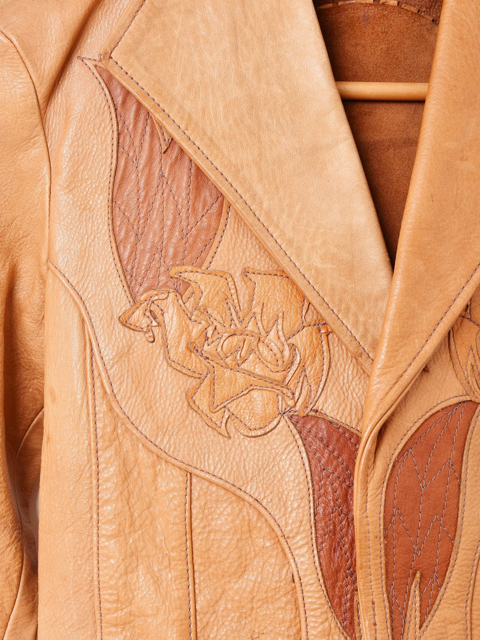 70's EAST WEST | Del Rosa レザー ジャケット - 古着屋