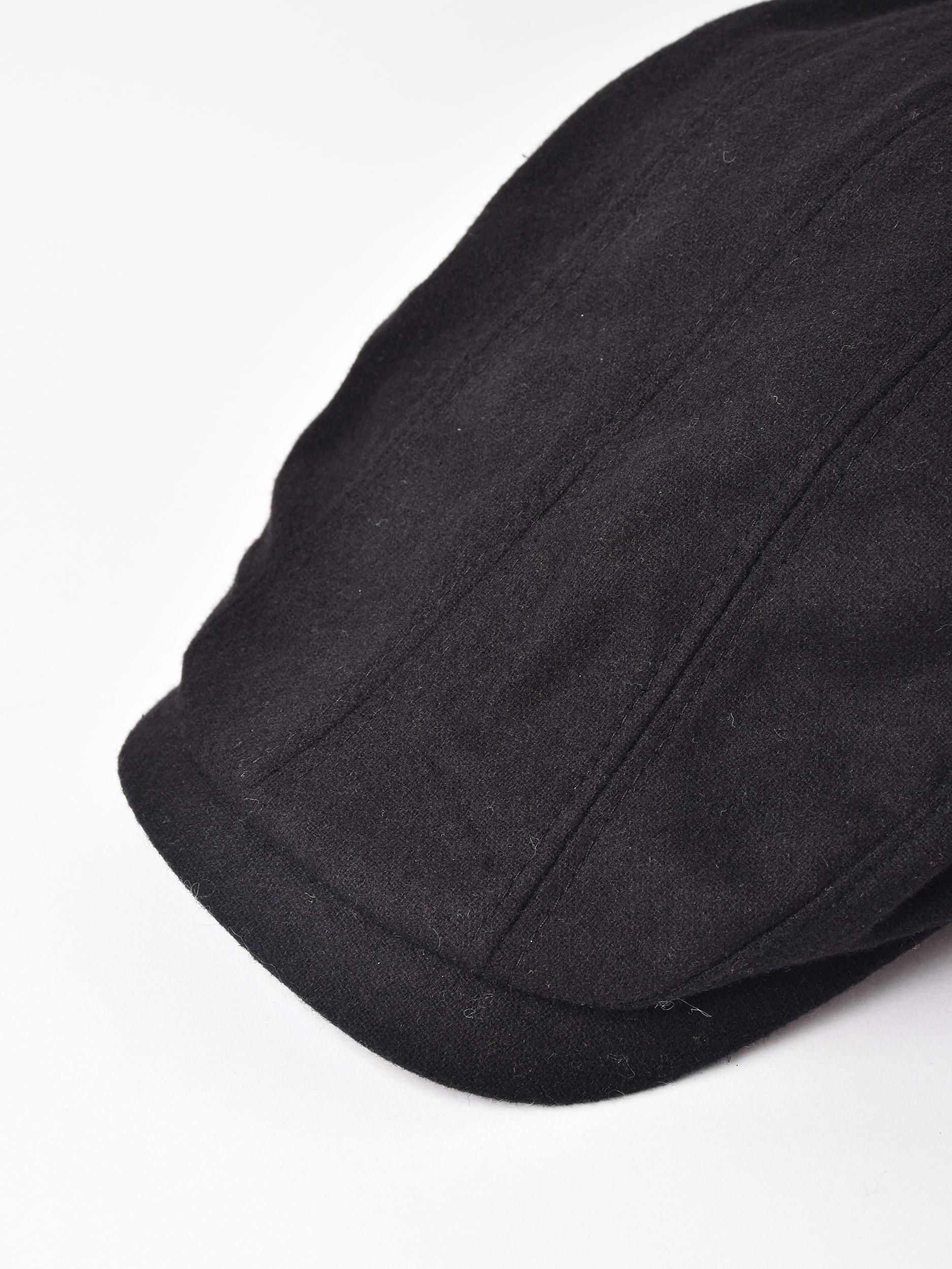 4パネル ハンチング帽 | ブラック - 古着屋グレープフルーツ ムーン