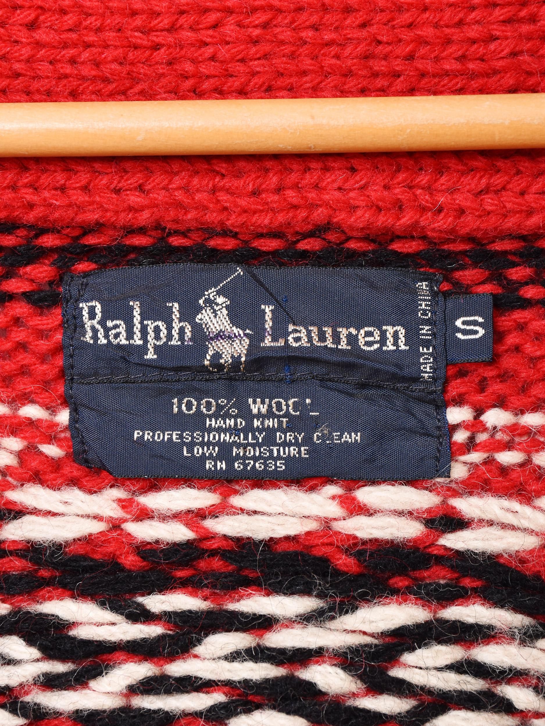 Ralph Lauren ショールカーディガン | ネイティブ柄 - 古着屋 Ralph Lauren ショールカーディガン | ネイティブ柄 - 古着屋