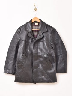 80's French Leather Jacket Υͥå 岰졼ץե롼 ࡼ