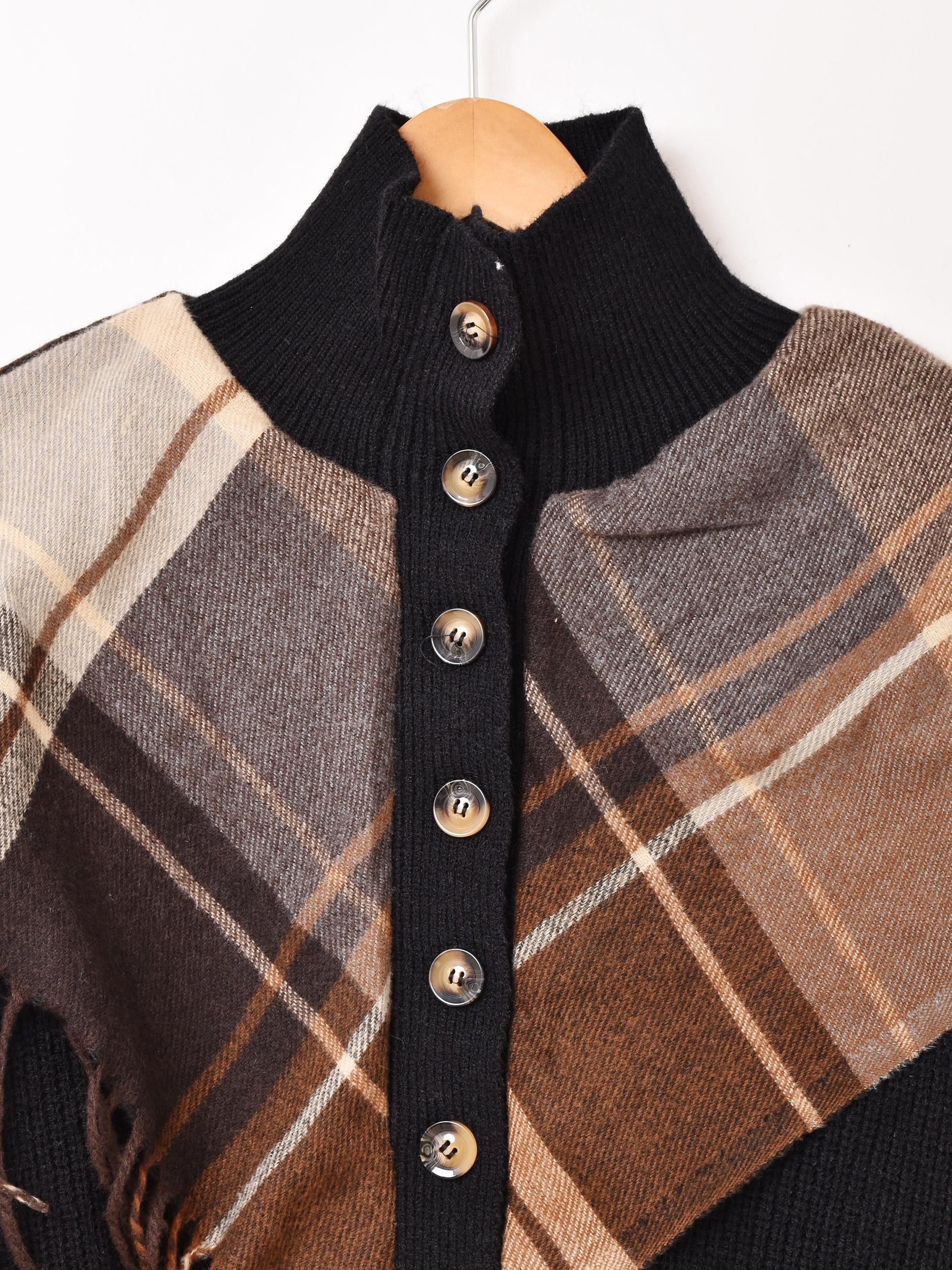 Meridian | チェック柄 カーディガン - 古着屋グレープフルーツ ムーン